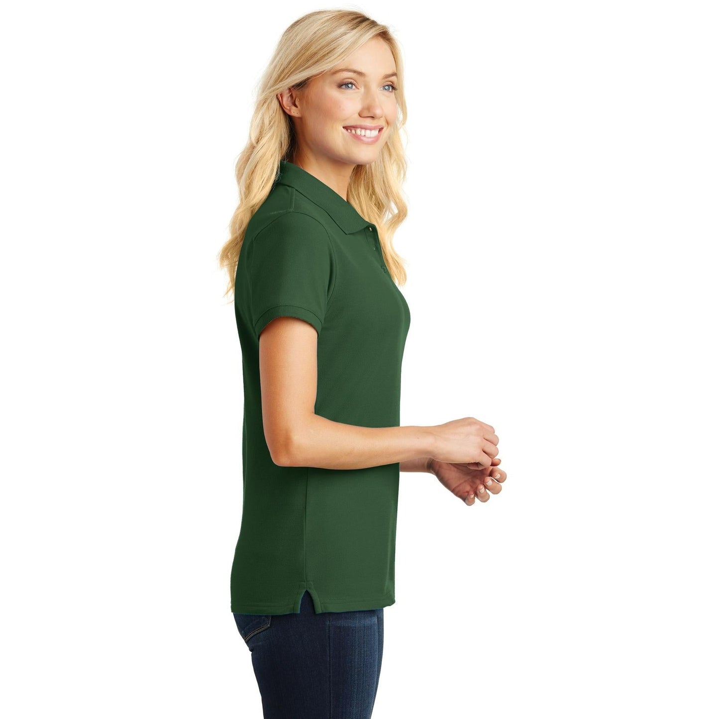 Bright Kelly Green Polo - Port Authority - Stylish Comfort