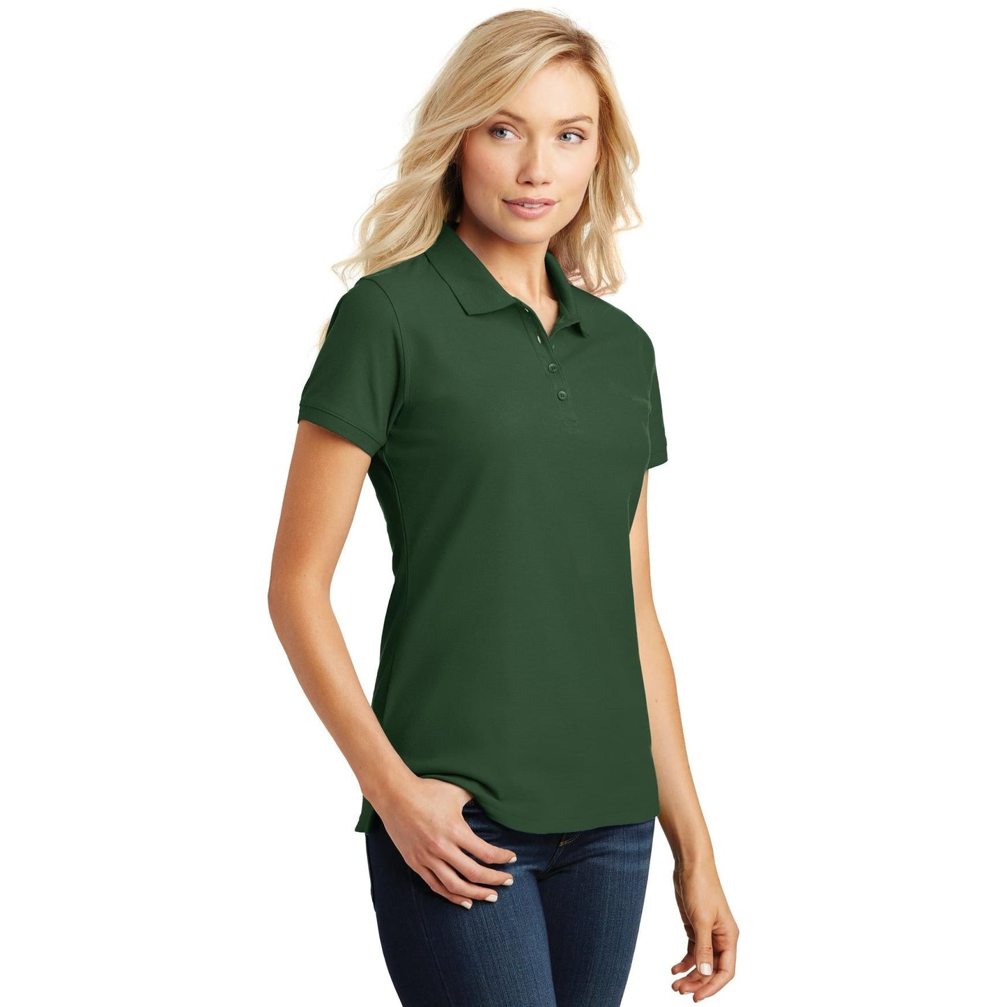 Bright Kelly Green Polo - Port Authority - Stylish Comfort