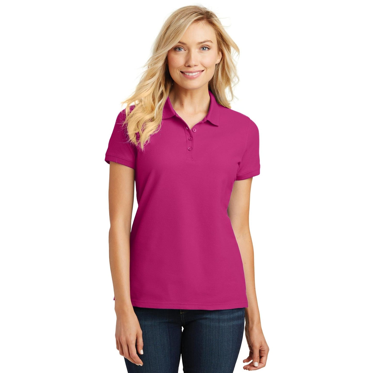 Bright Kelly Green Polo - Port Authority - Stylish Comfort