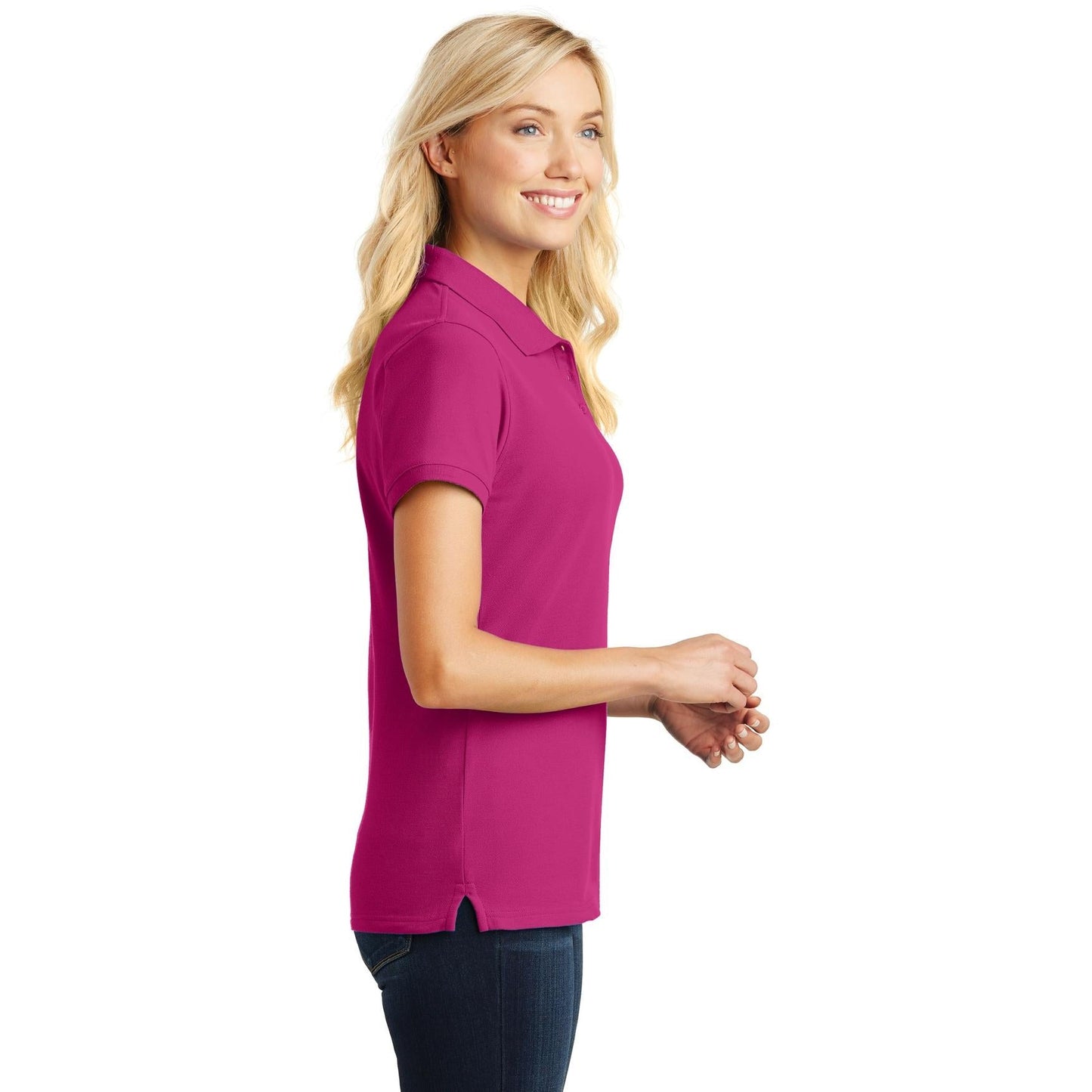 Bright Kelly Green Polo - Port Authority - Stylish Comfort