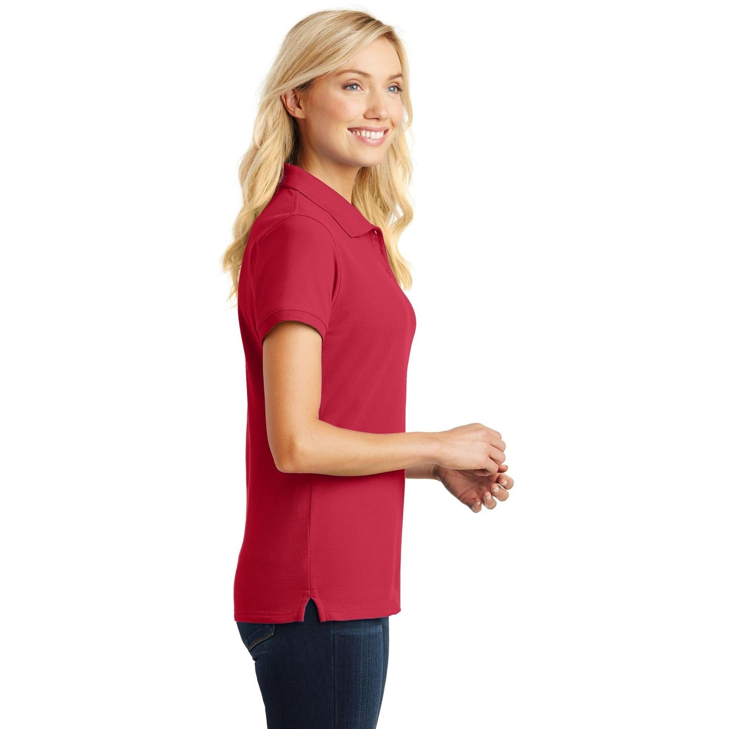 Bright Kelly Green Polo - Port Authority - Stylish Comfort