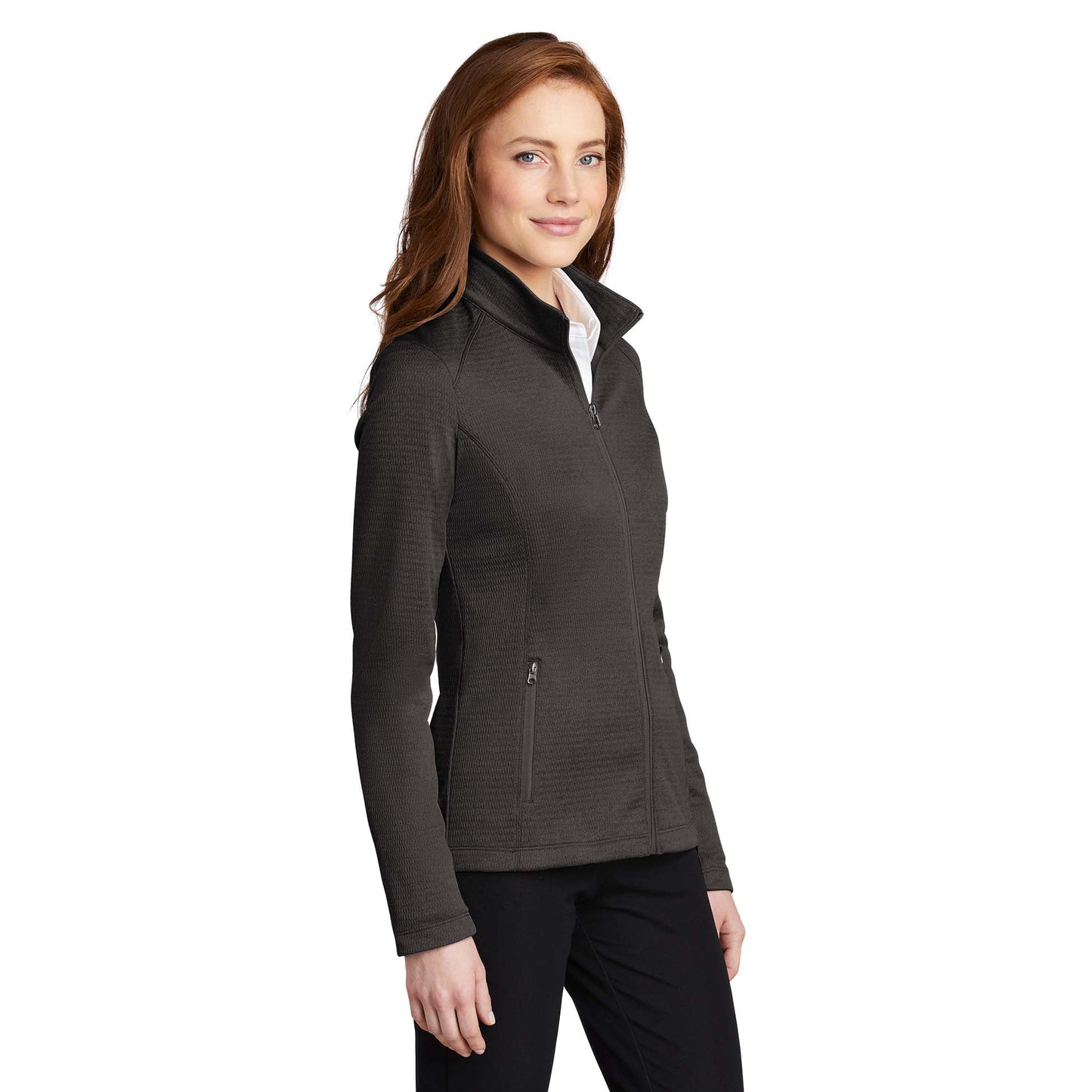 Dark Charcoal Heather Jacket - Port Authority - Warm Fleece