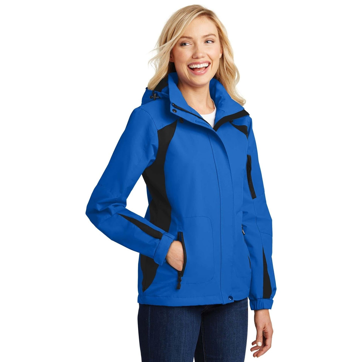 Black/Black Jacket - Port Authority - Stylish Waterproof
