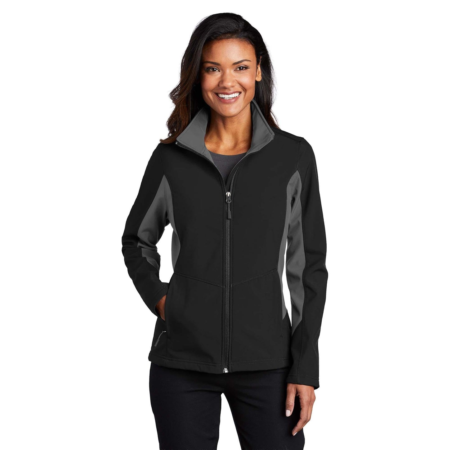 Black/Battleship Grey Jacket - Port Authority - Functional Style