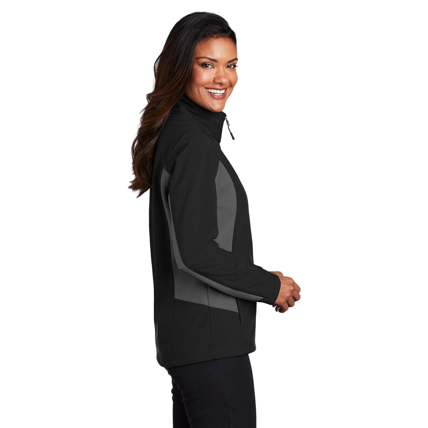Black/Battleship Grey Jacket - Port Authority - Functional Style