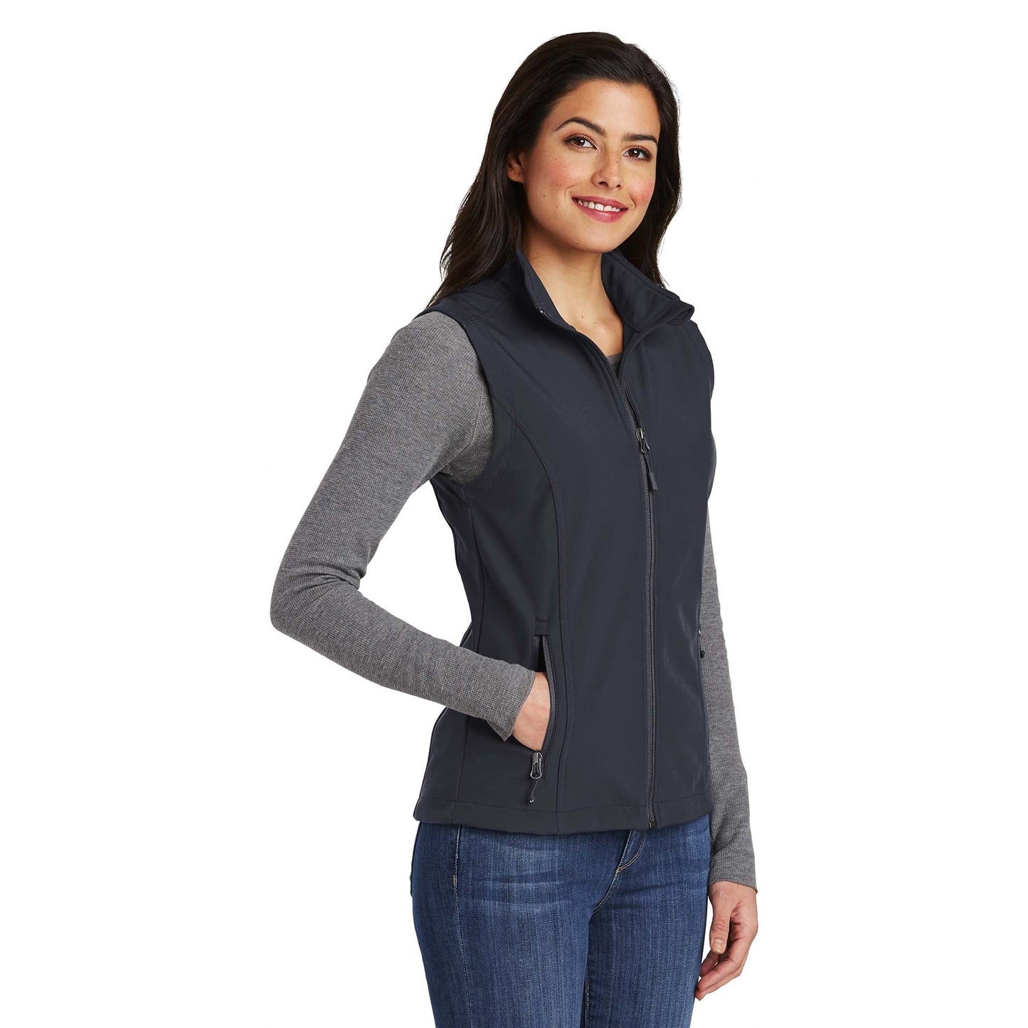 Battleship Grey Vest - Port Authority - Soft Shell