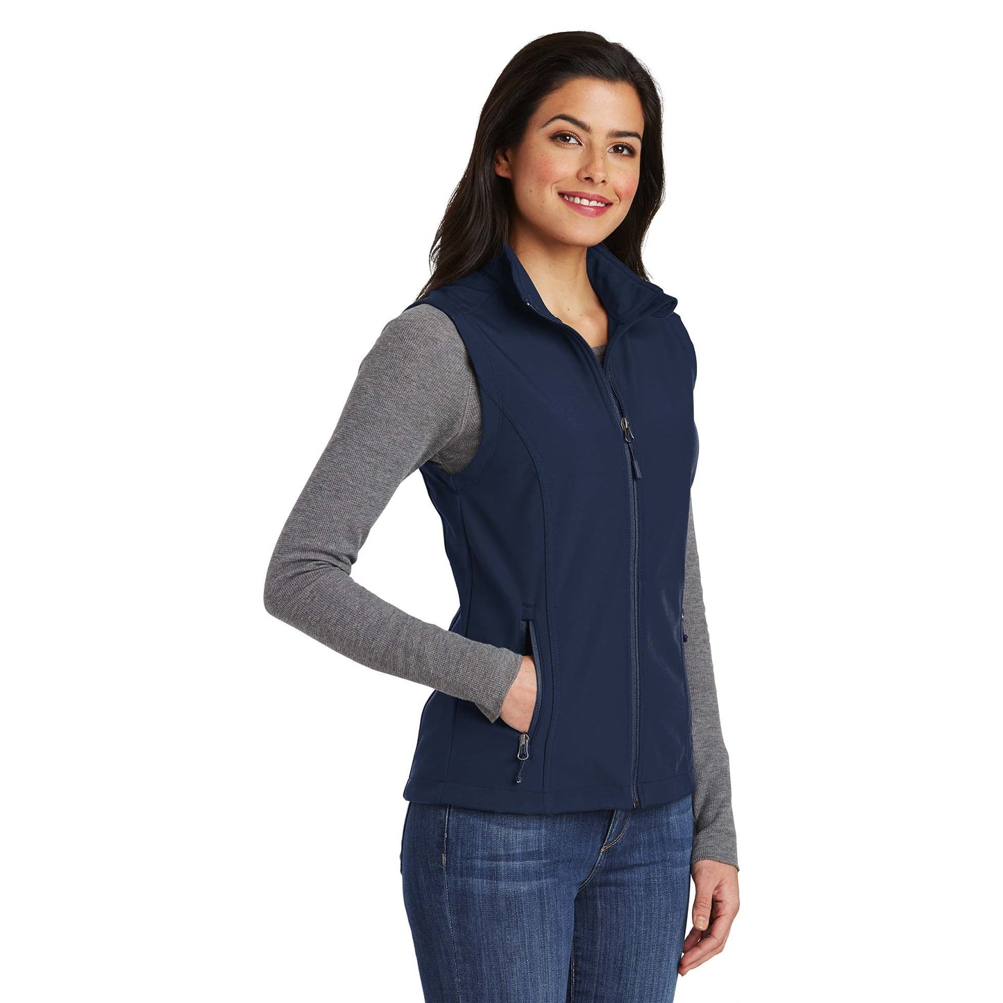 Battleship Grey Vest - Port Authority - Soft Shell