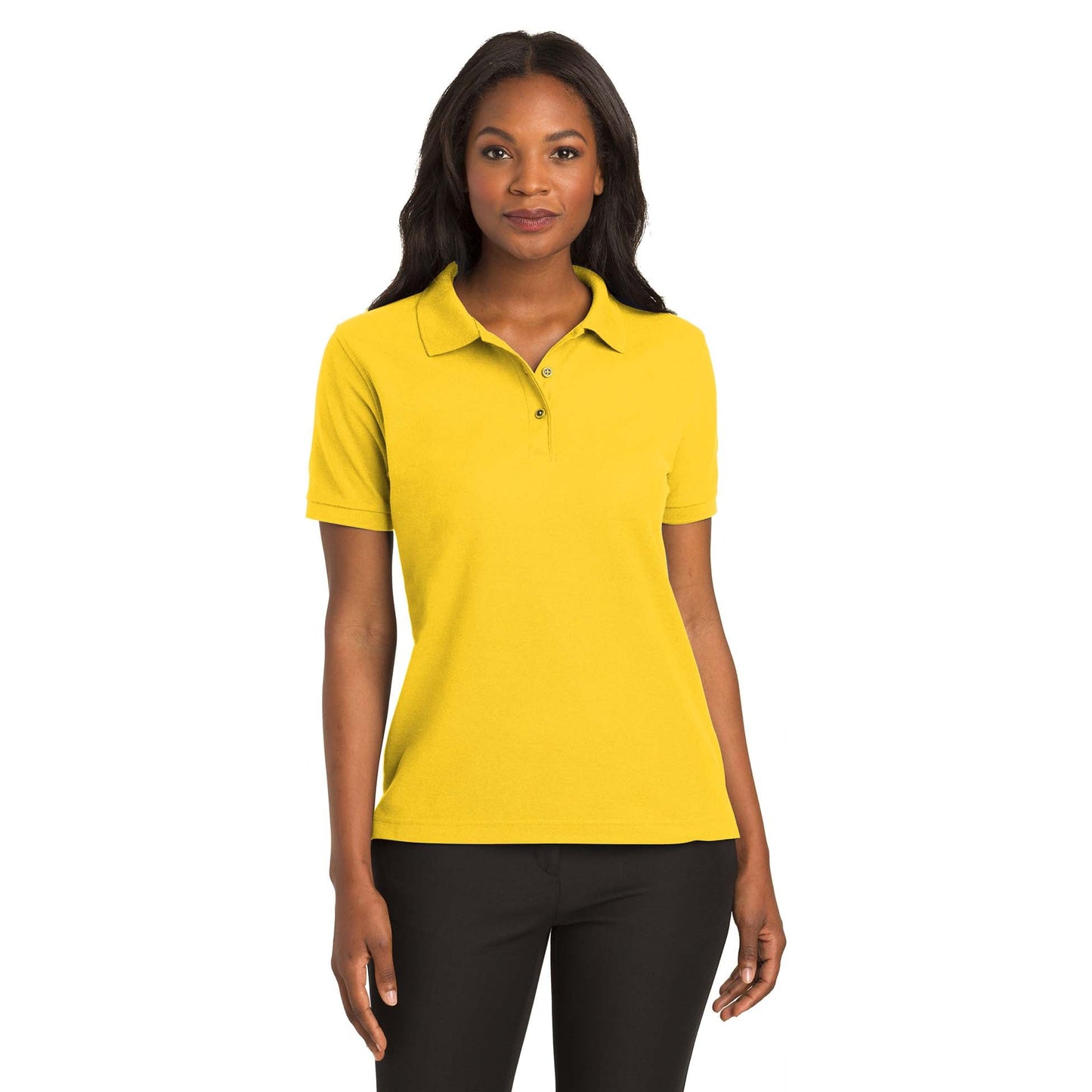 Sunflower Yellow Polo Shirt - Port Authority - Comfortable Fit