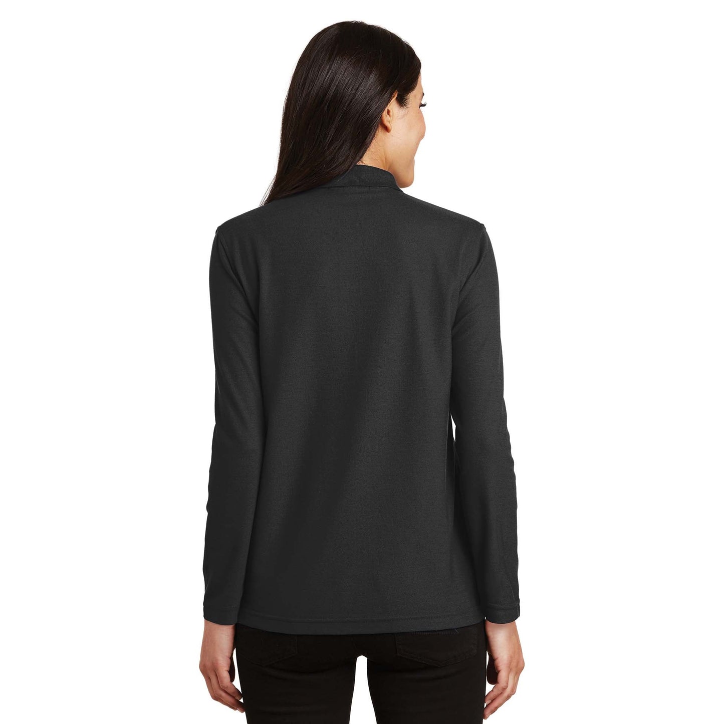 Black Polo Shirts - Port Authority - Soft Touch Fabric