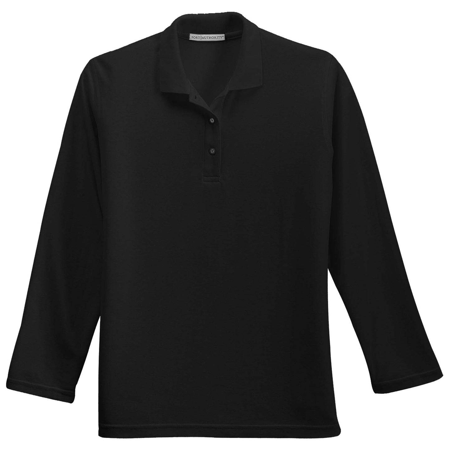 Black Polo Shirts - Port Authority - Soft Touch Fabric