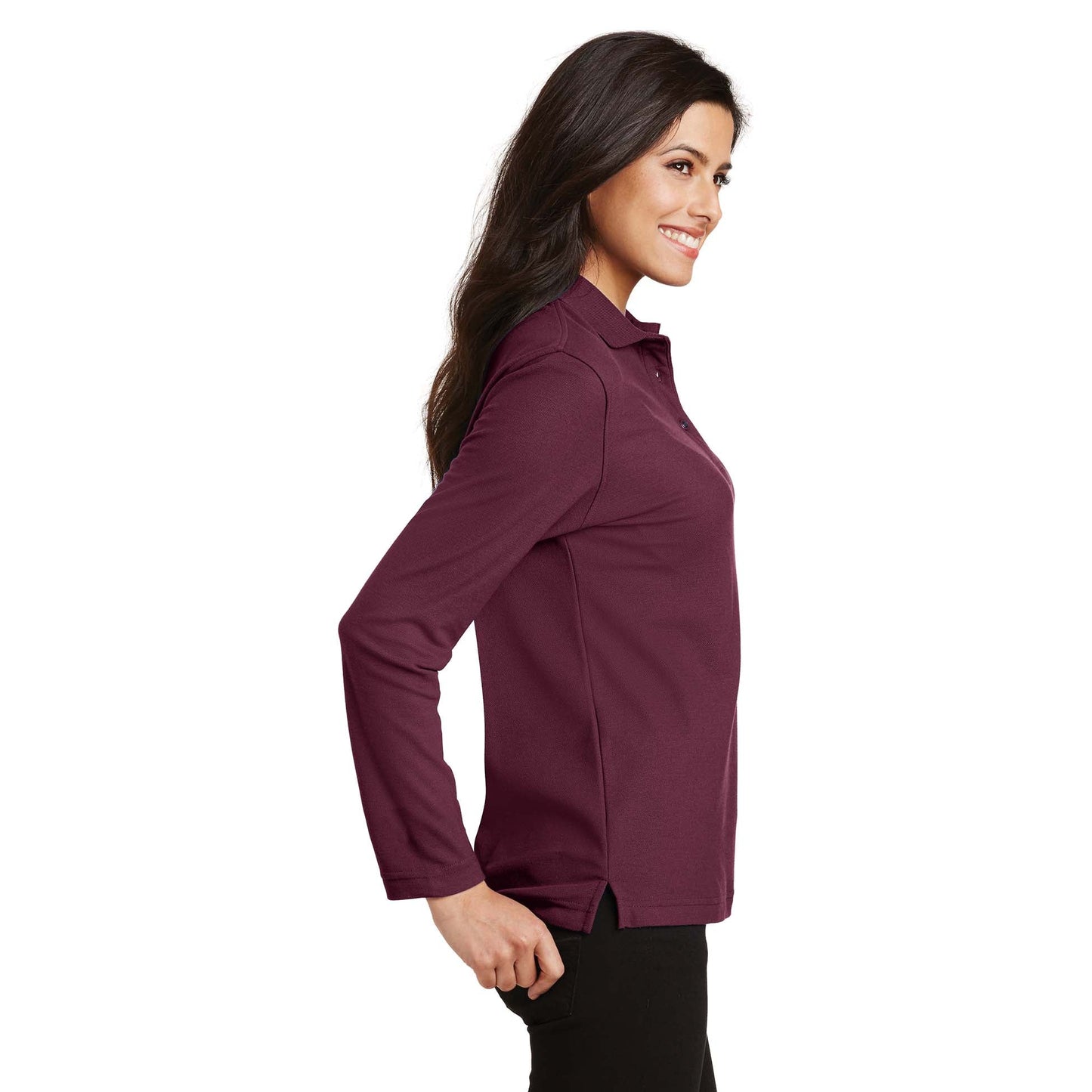 Black Polo Shirts - Port Authority - Soft Touch Fabric