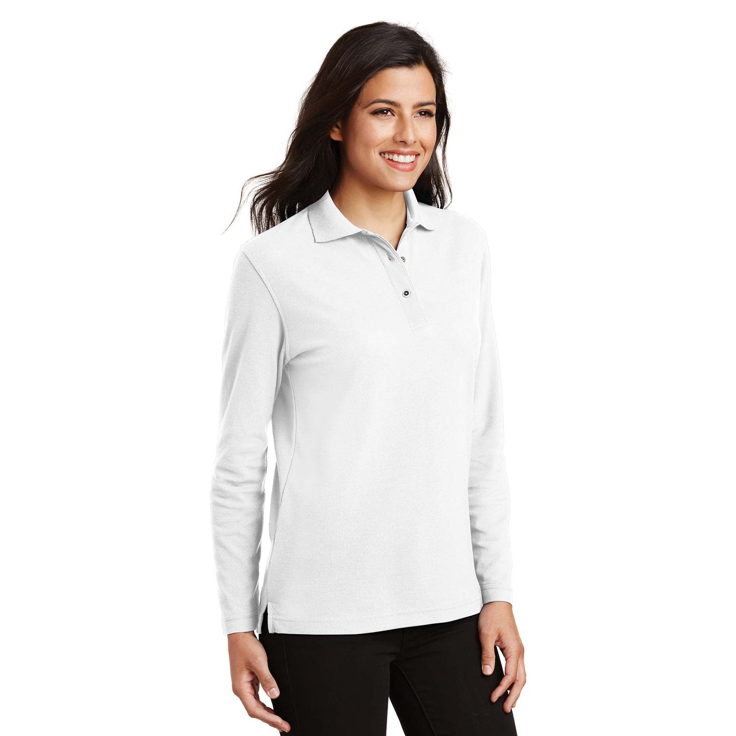 Black Polo Shirts - Port Authority - Soft Touch Fabric