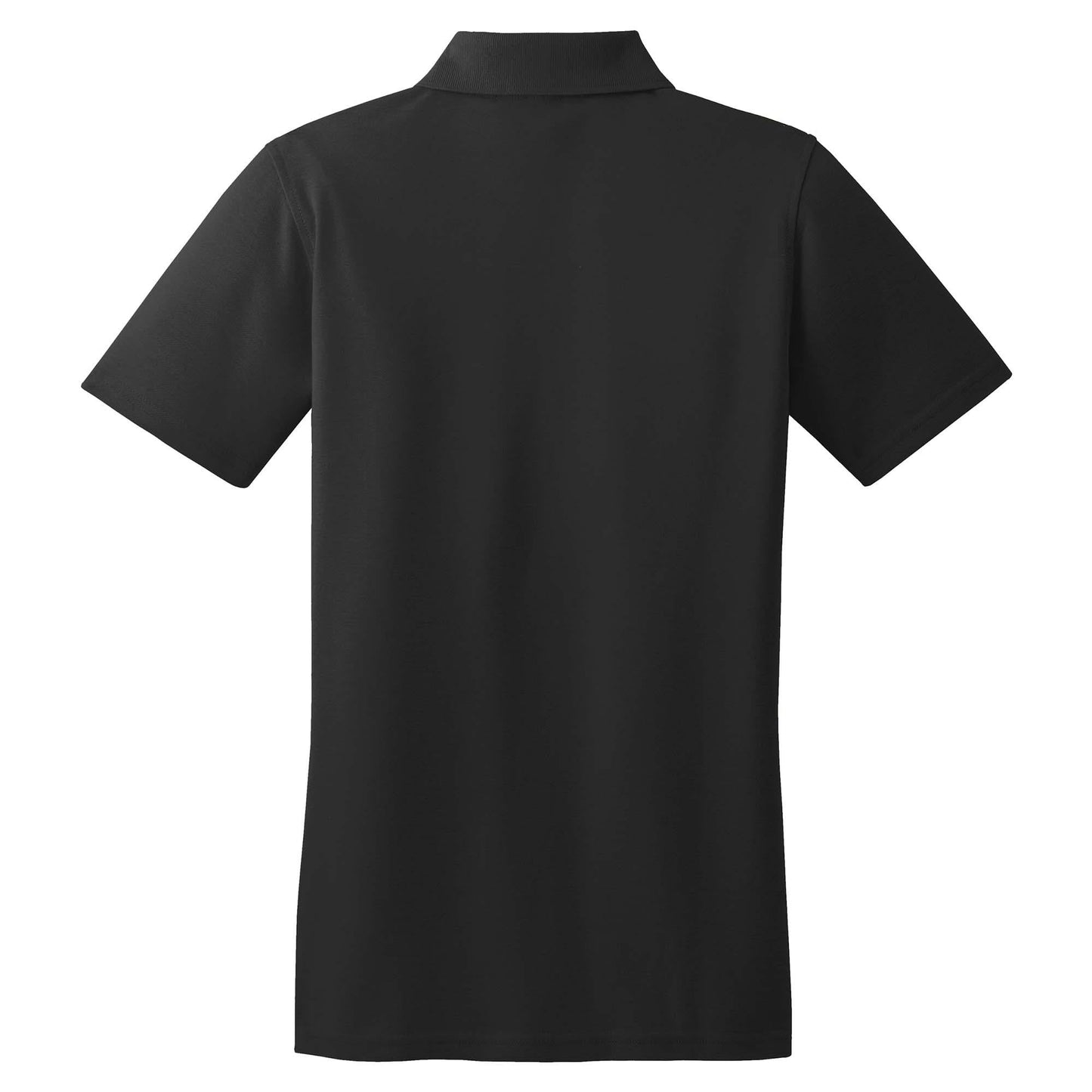 Black Polo Shirt - Port Authority - Stain-Resistant