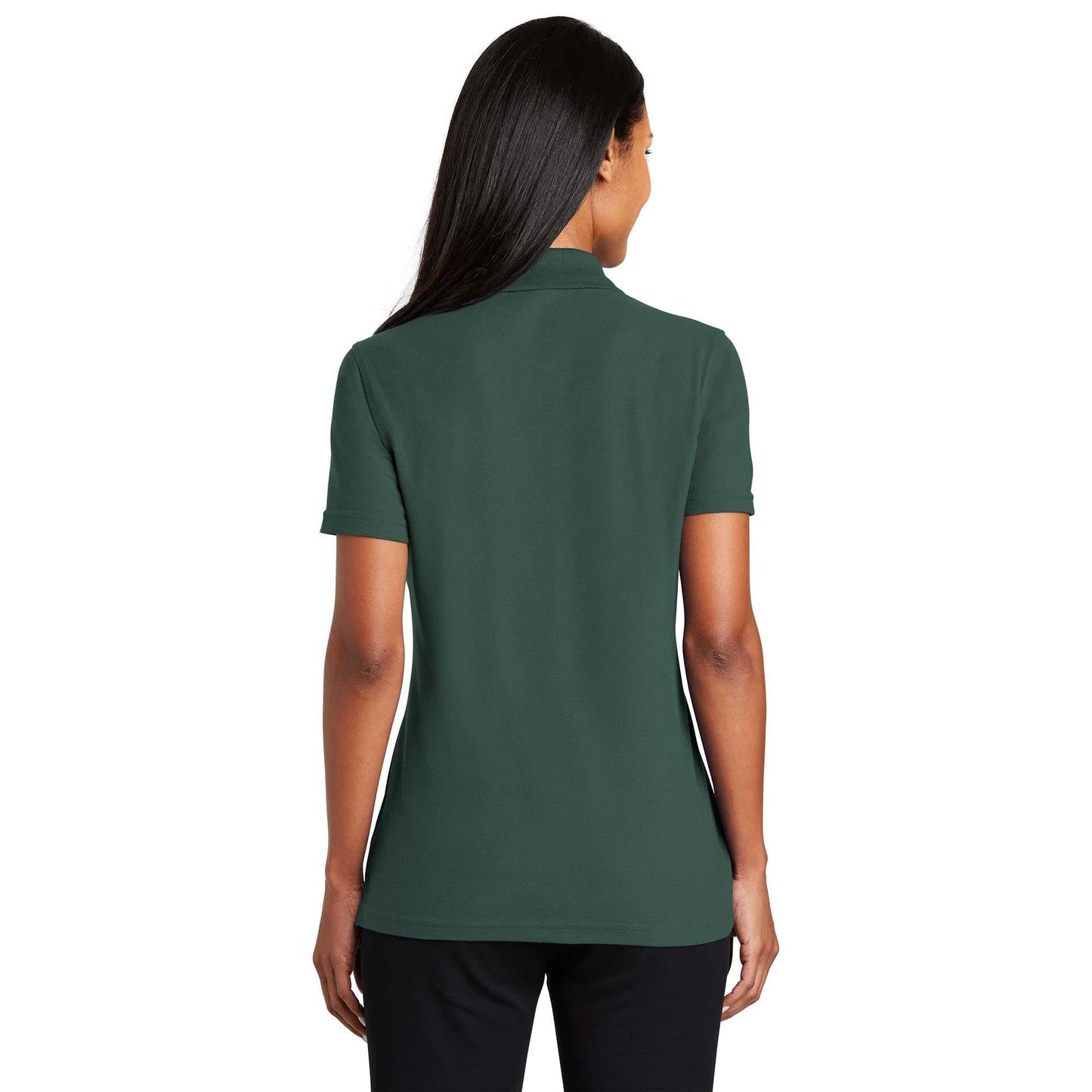 Black Polo Shirt - Port Authority - Stain-Resistant