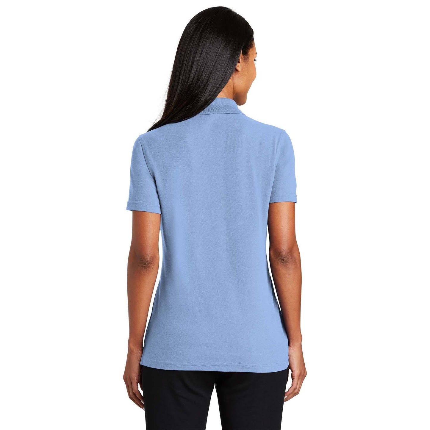 Black Polo Shirt - Port Authority - Stain-Resistant