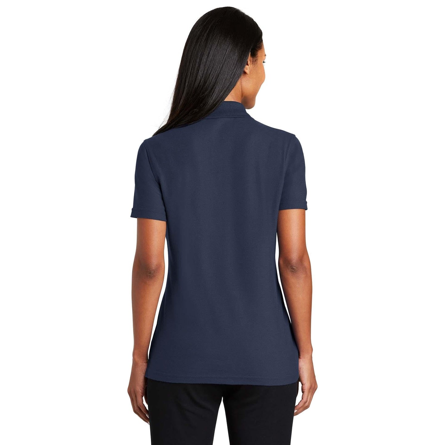 Black Polo Shirt - Port Authority - Stain-Resistant
