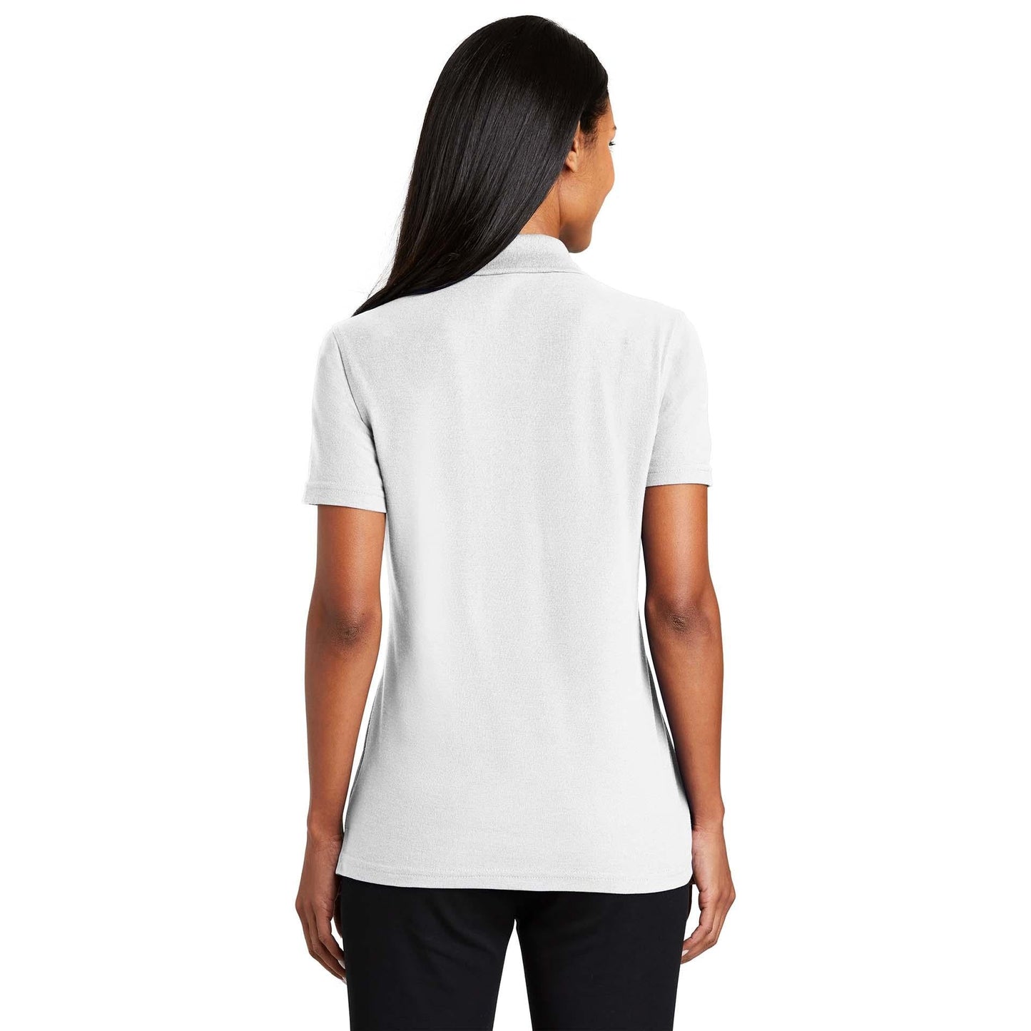 Black Polo Shirt - Port Authority - Stain-Resistant