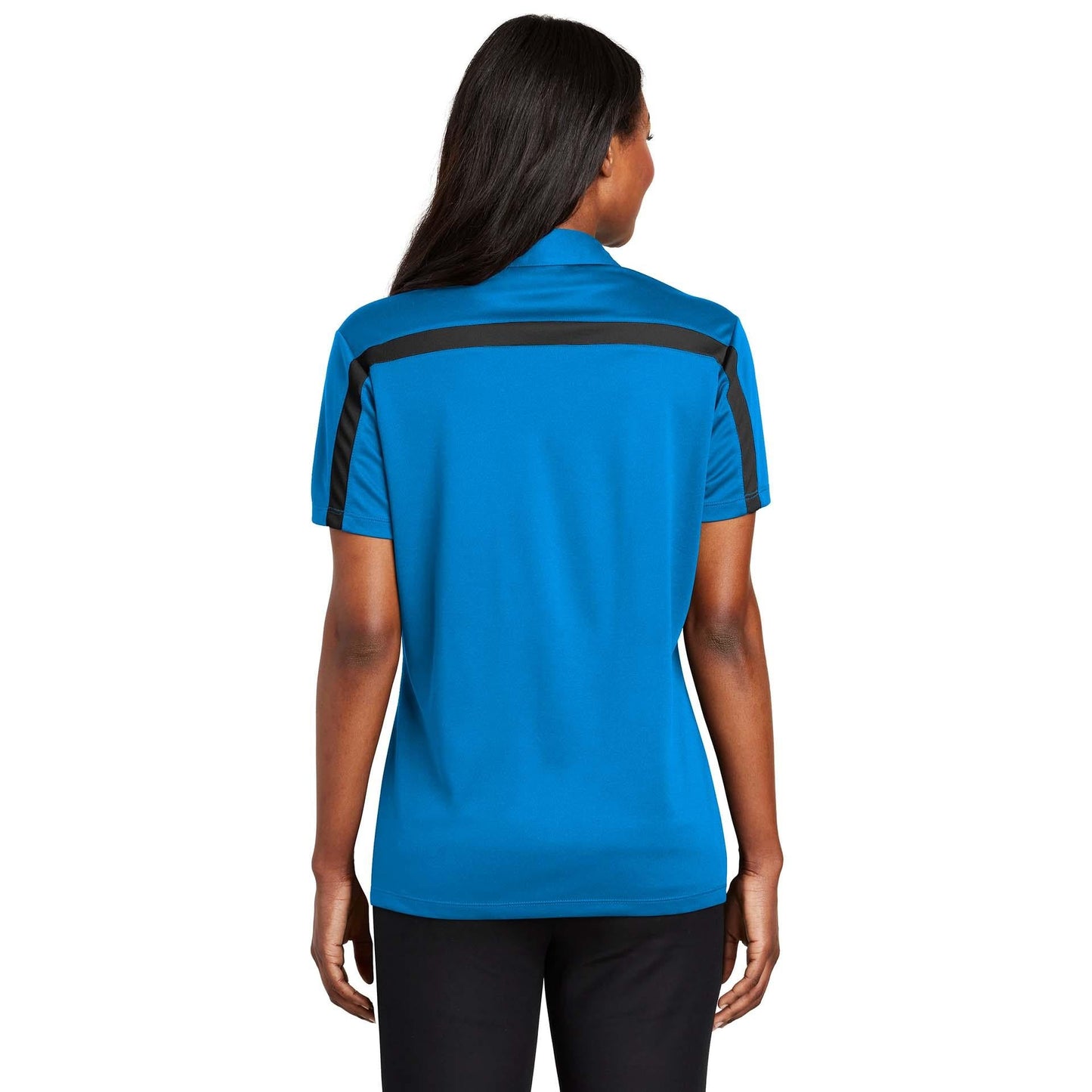 Black/Steel Grey Polo - Port Authority - Stylish Design