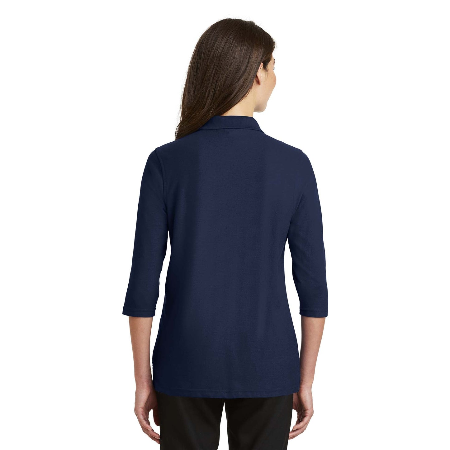 Black Silk Polo Shirt - Port Authority - Elegant Look