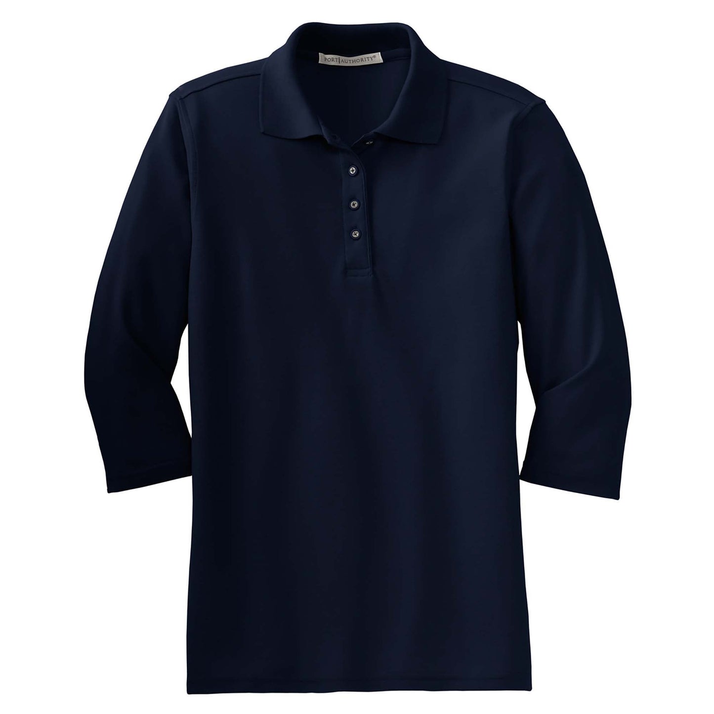 Black Silk Polo Shirt - Port Authority - Elegant Look