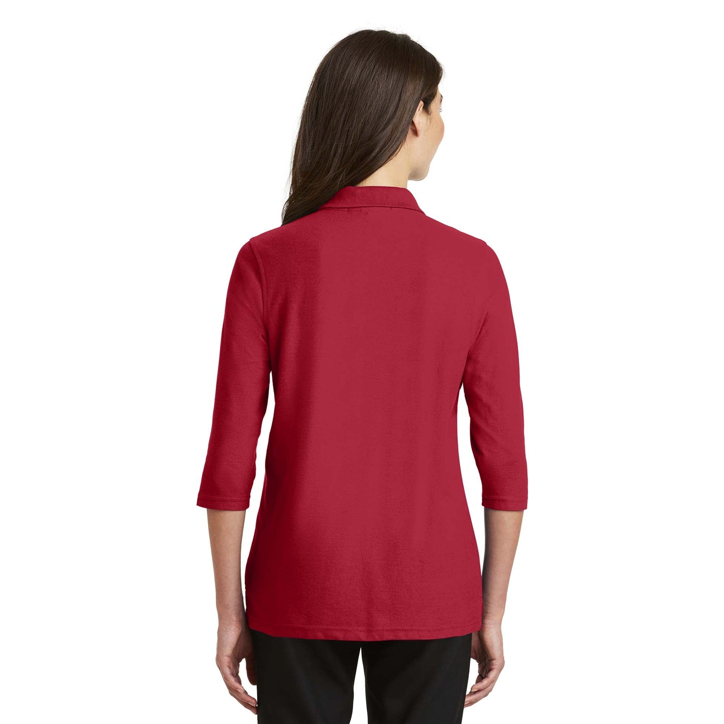 Black Silk Polo Shirt - Port Authority - Elegant Look