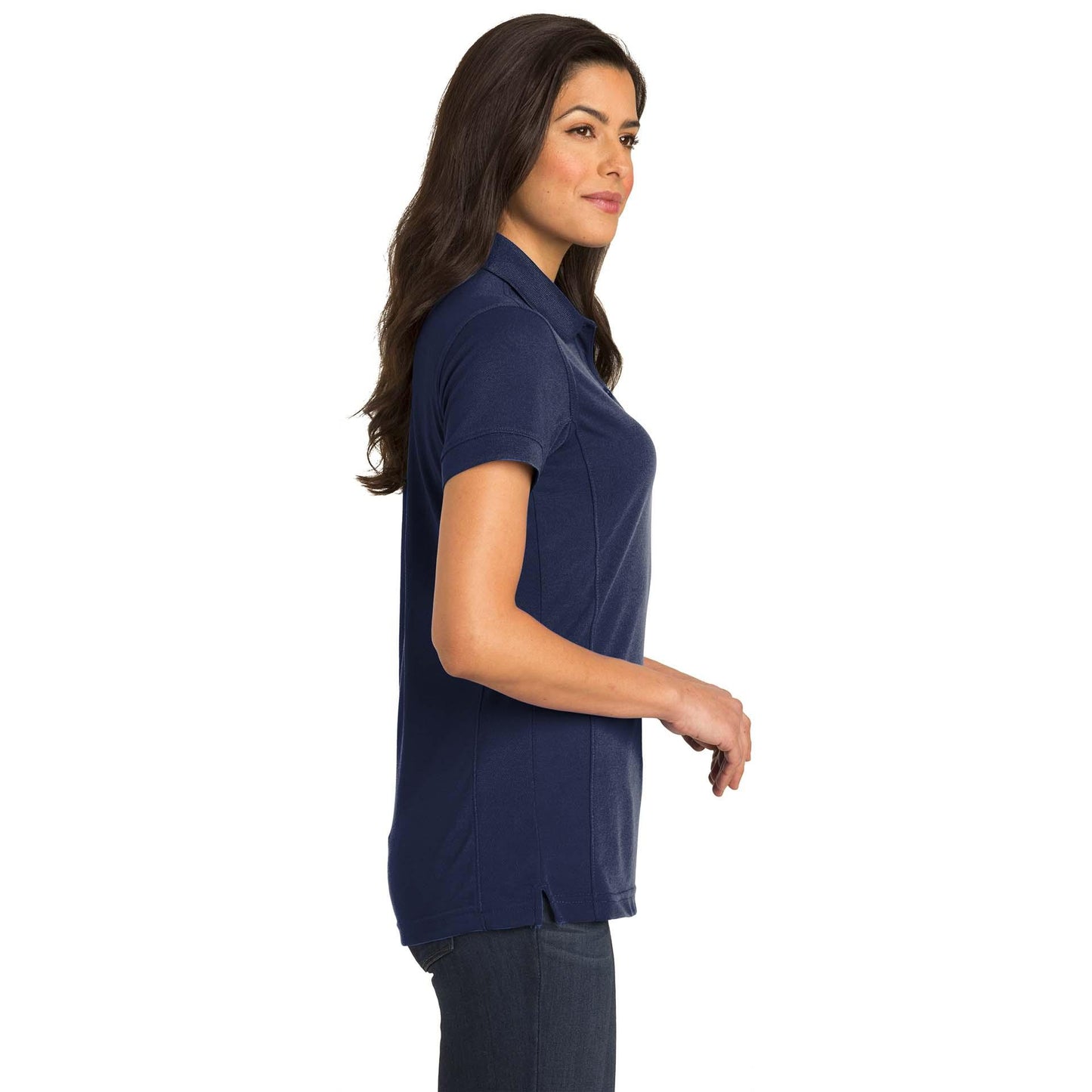 True Navy Polo Shirt - Port Authority - Moisture Wicking