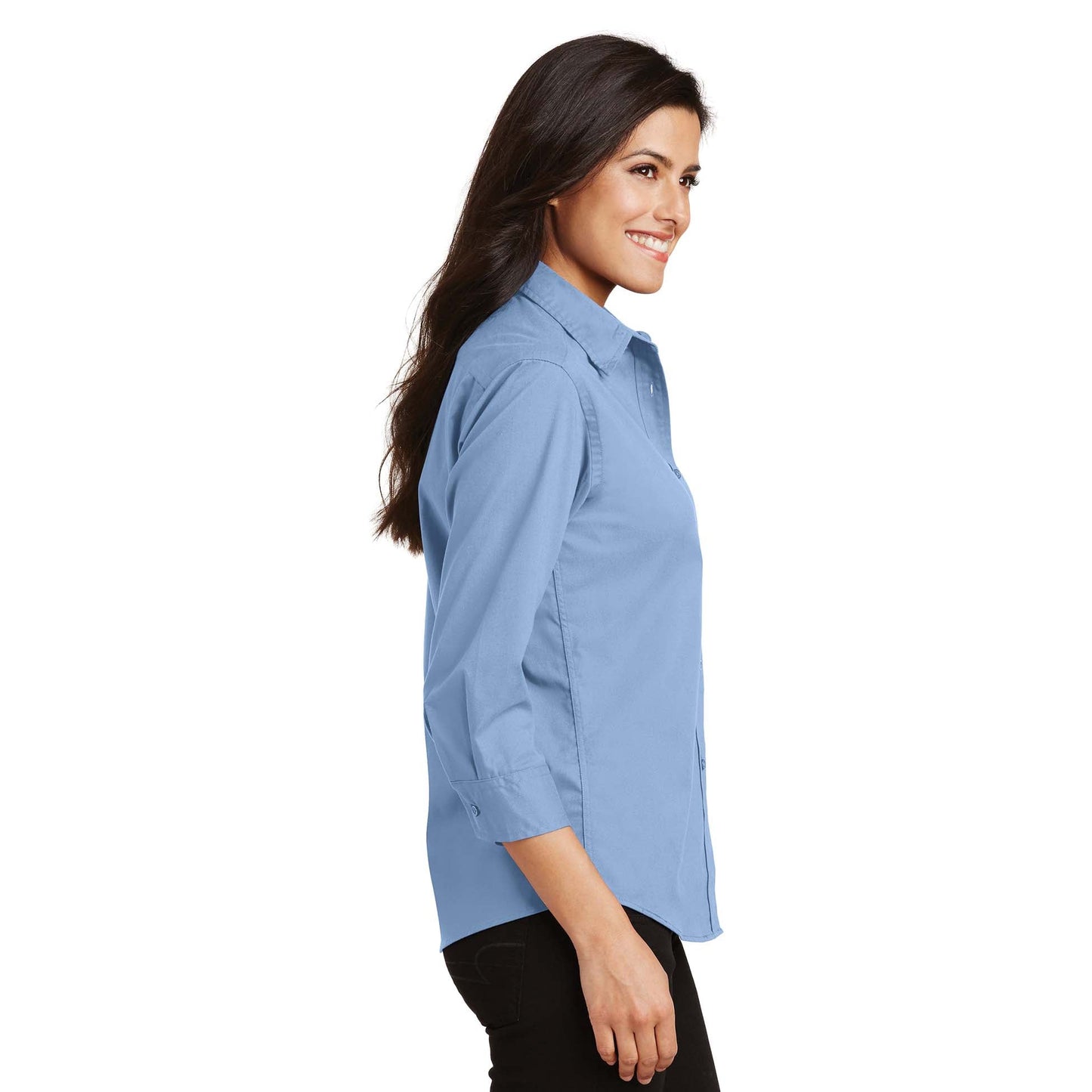 Black Button Up Shirt - Port Authority - Easy Care Fabric