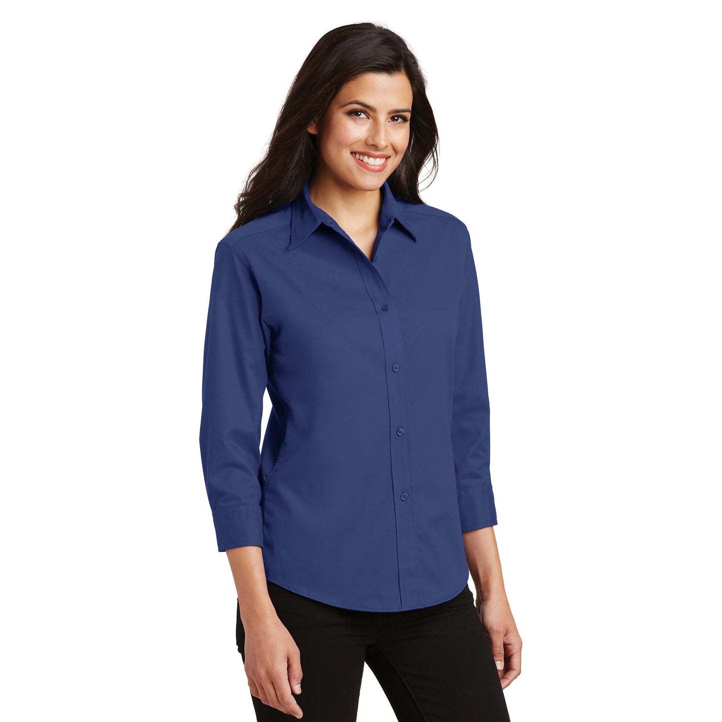 Black Button Up Shirt - Port Authority - Easy Care Fabric