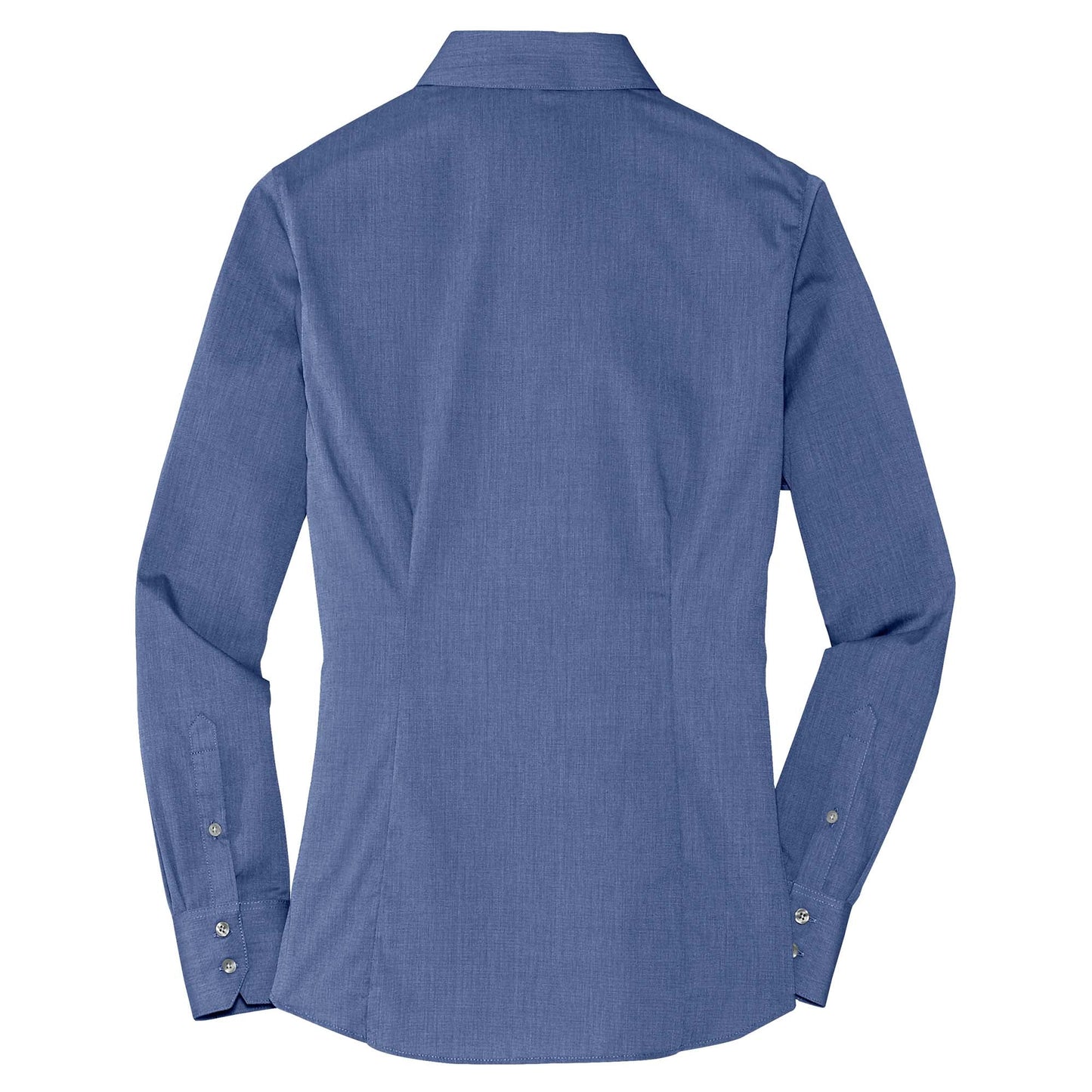 Chambray Blue Button Up Shirt - Port Authority - Comfortable