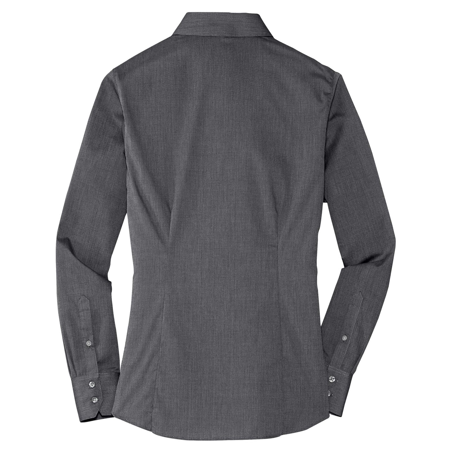 Chambray Blue Button Up Shirt - Port Authority - Comfortable