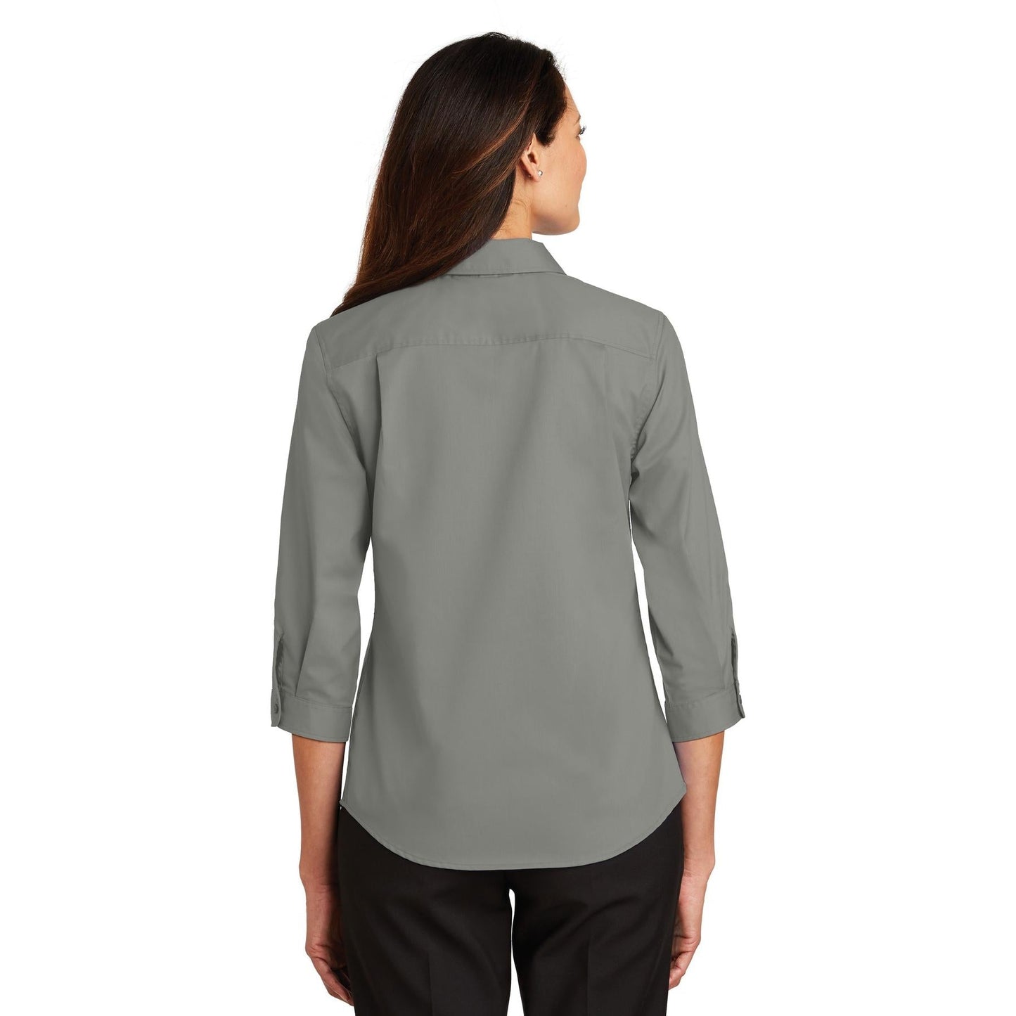Black Button Up Shirts - Port Authority - Comfortable Twill