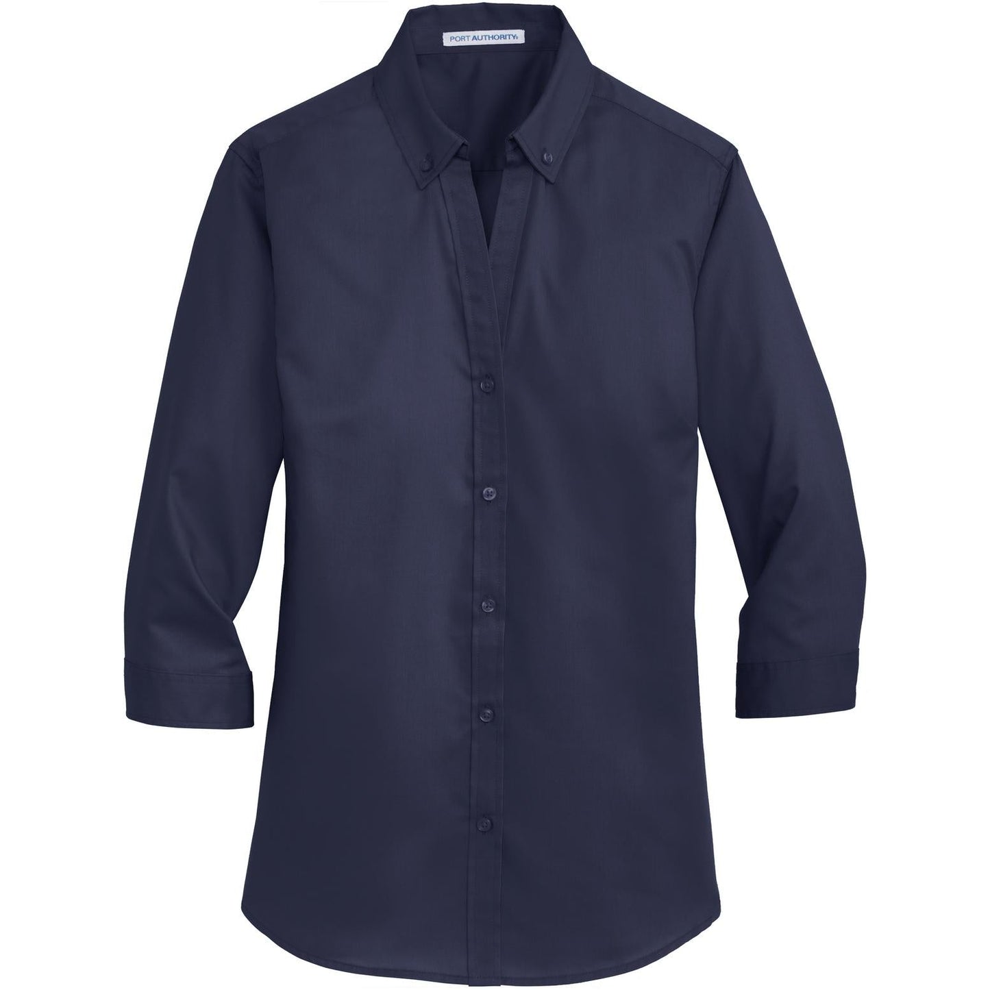Black Button Up Shirts - Port Authority - Comfortable Twill