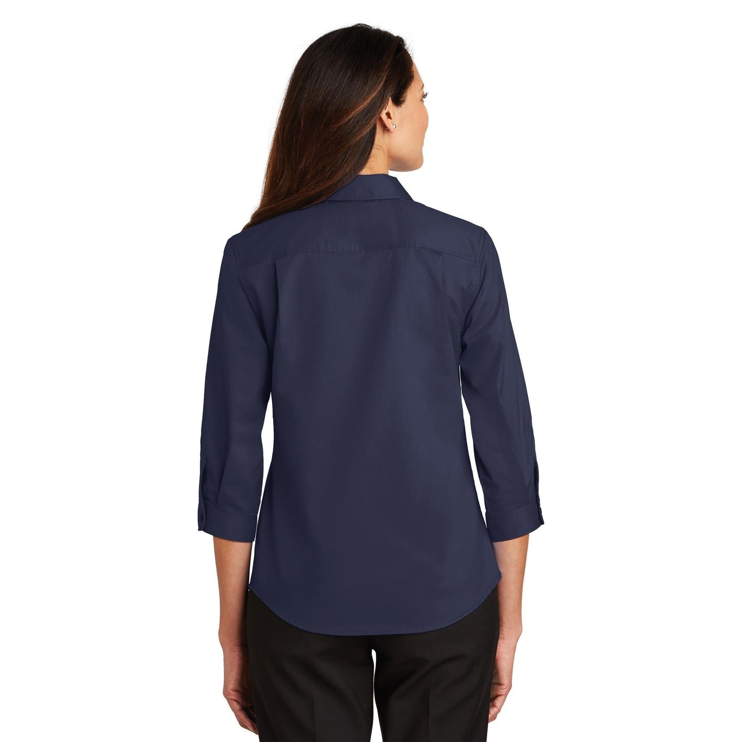 Black Button Up Shirts - Port Authority - Comfortable Twill