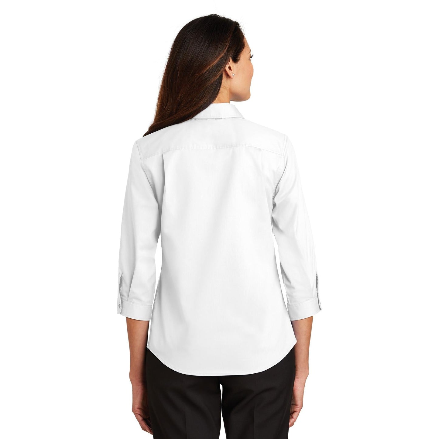 Black Button Up Shirts - Port Authority - Comfortable Twill