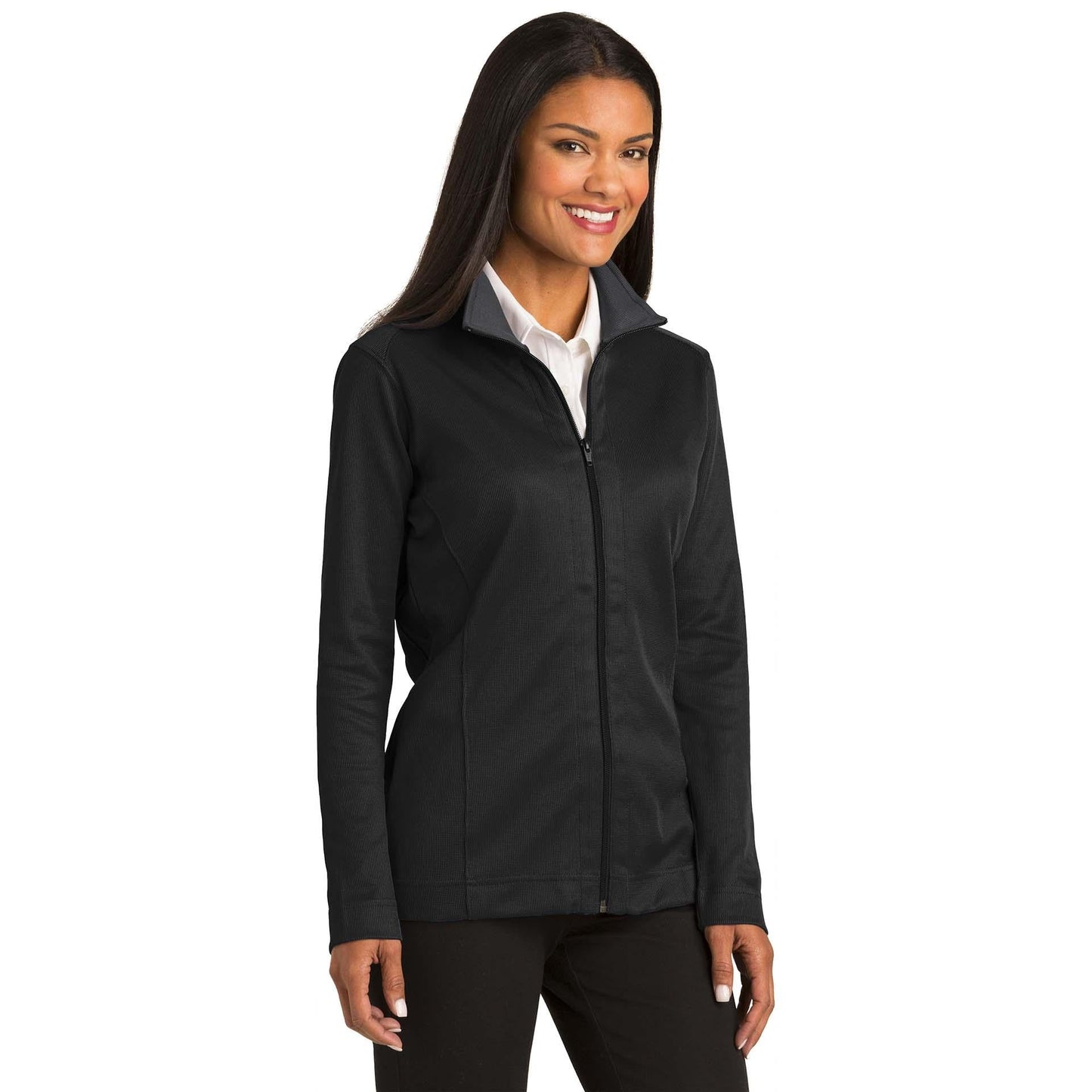 Black/Iron Grey Jacket - Port Authority - Textured Style