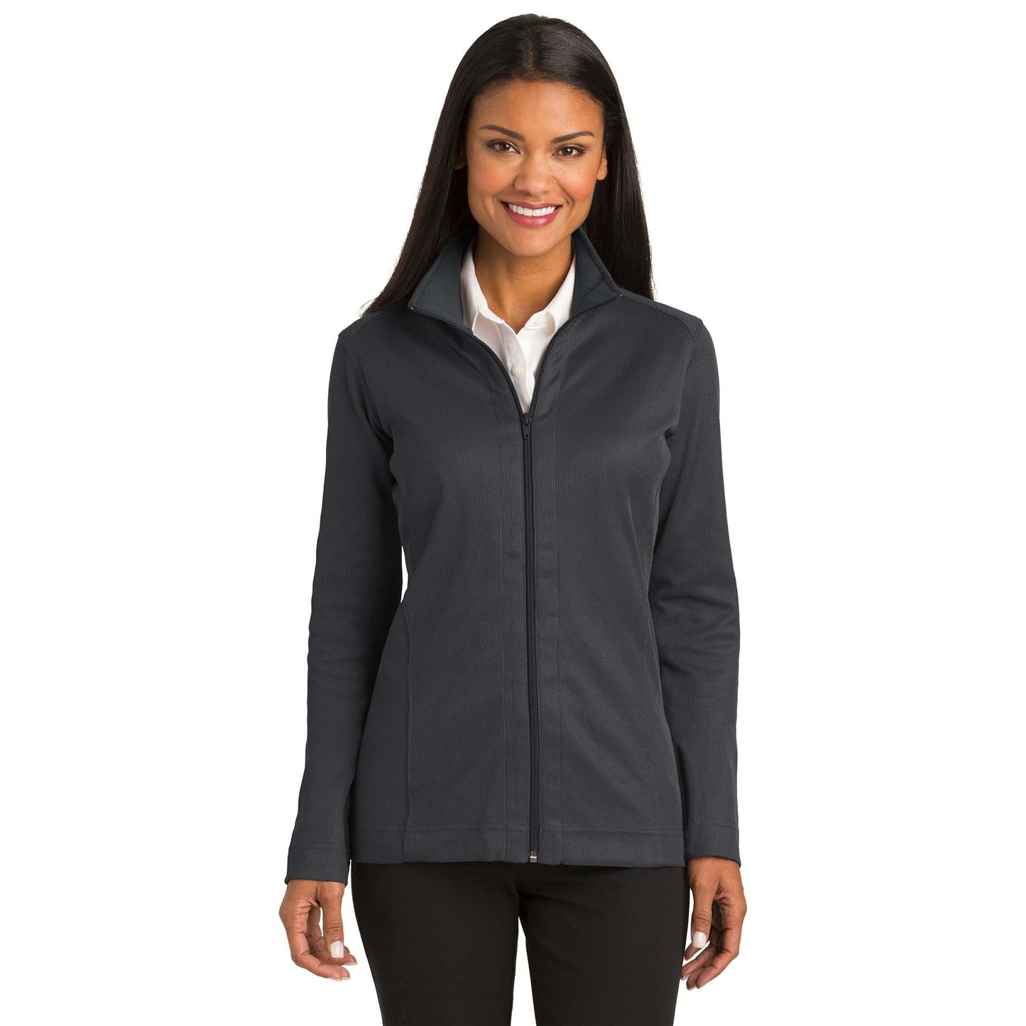 Black/Iron Grey Jacket - Port Authority - Textured Style