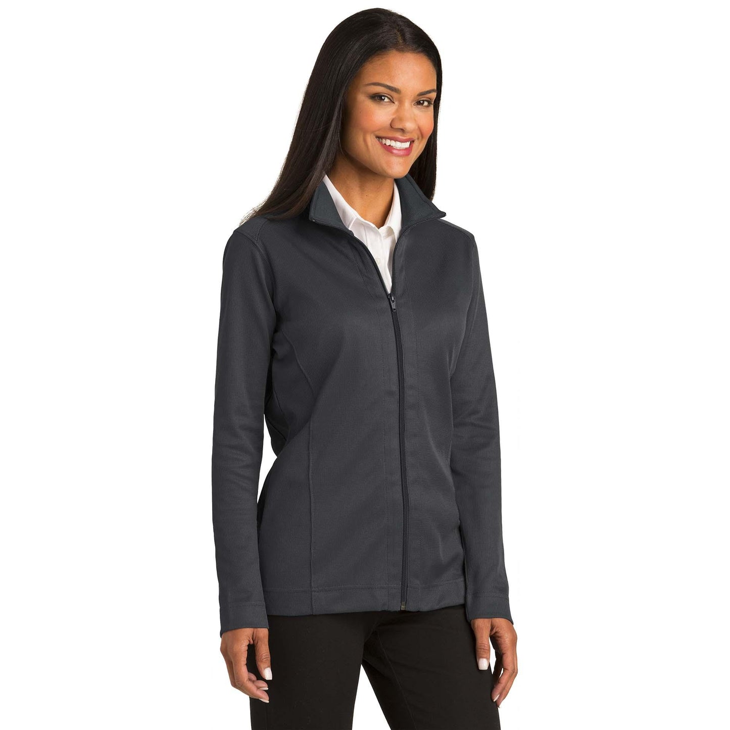 Black/Iron Grey Jacket - Port Authority - Textured Style