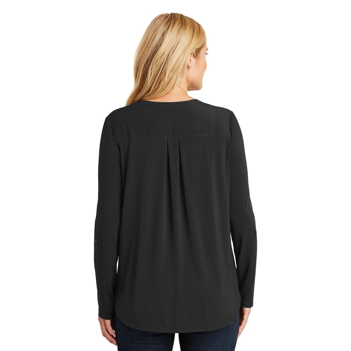 Black Tunic - Port Authority - Stylish Detail