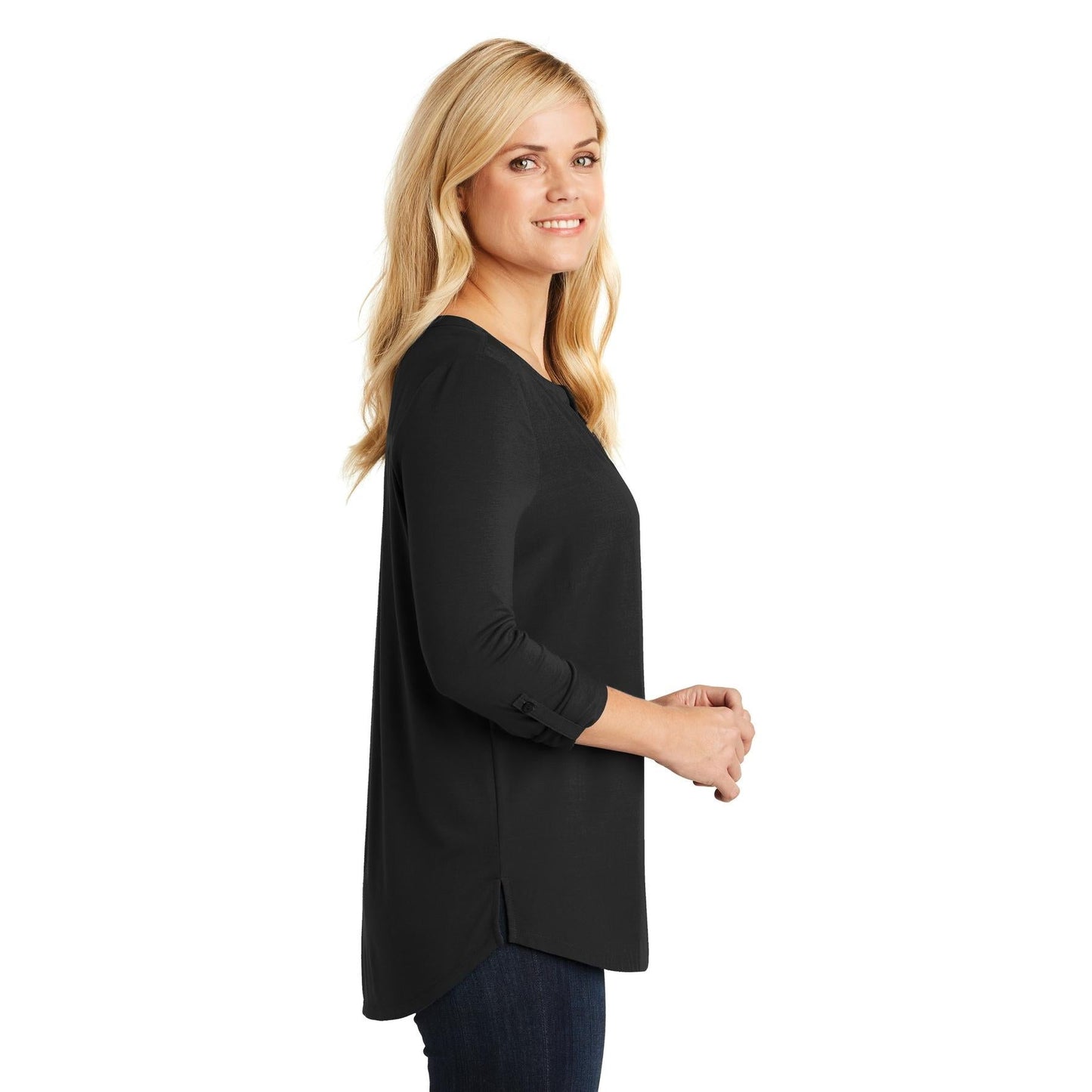 Black Tunic - Port Authority - Stylish Detail