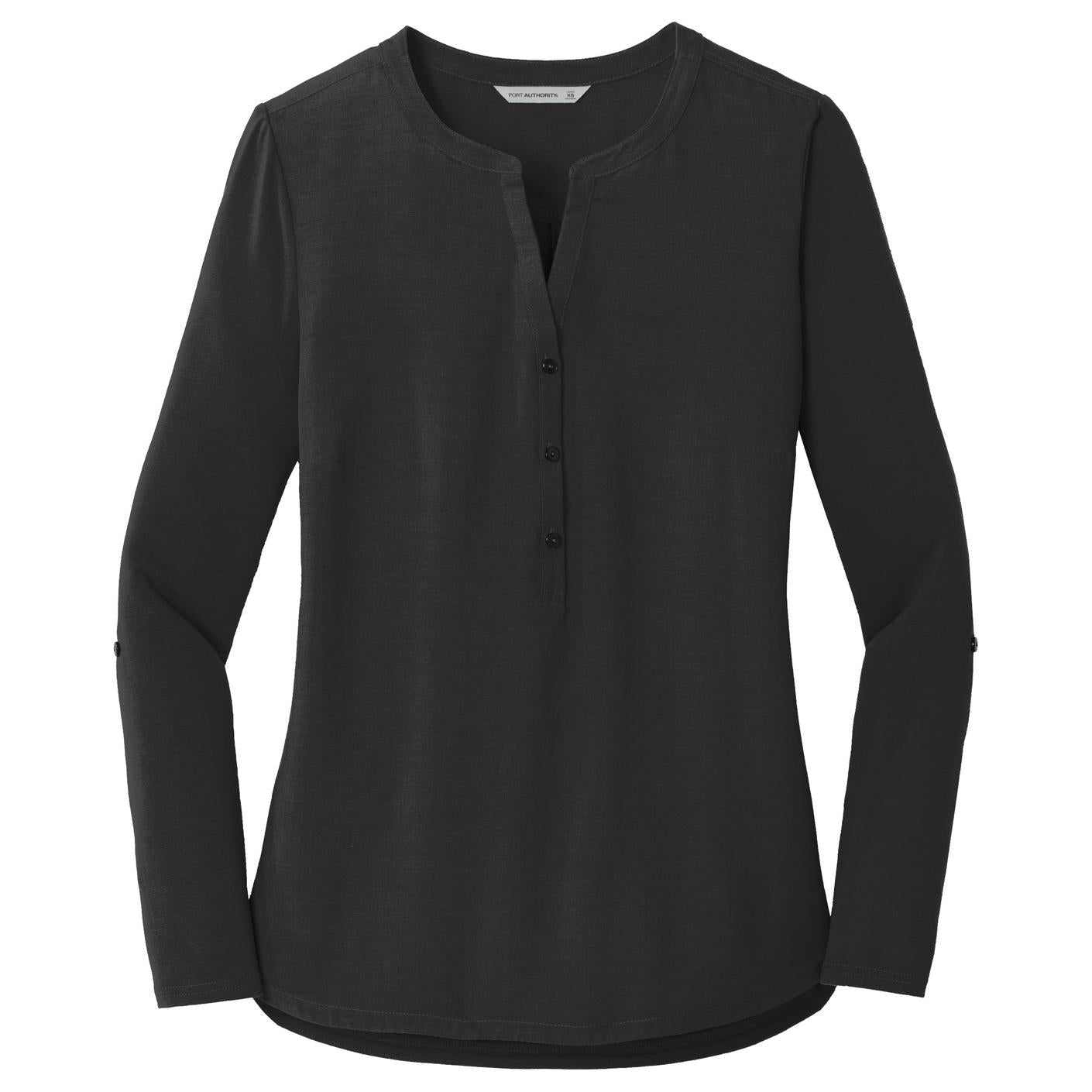 Black Tunic - Port Authority - Stylish Detail