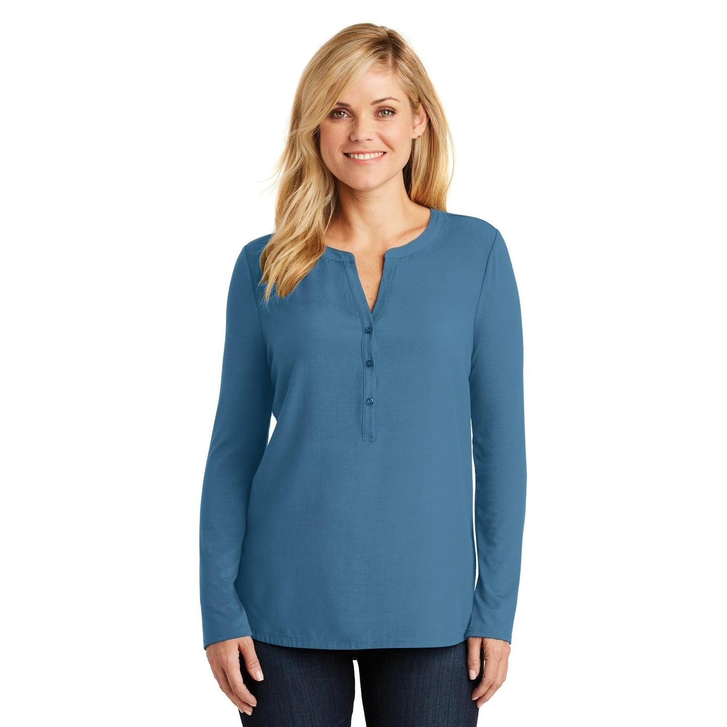 Black Tunic - Port Authority - Stylish Detail