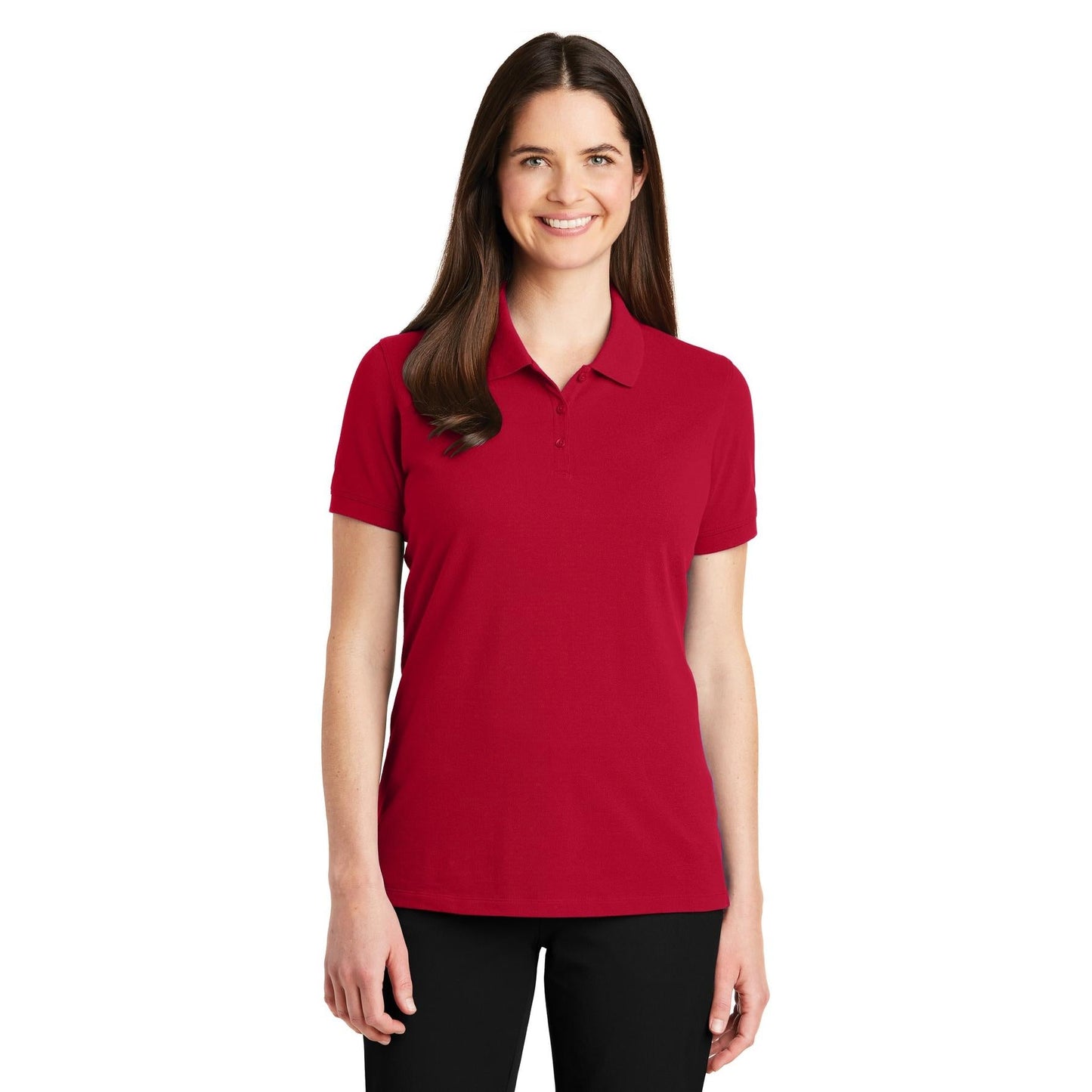 Apple Red Polo Shirt - Port Authority - Soft Cotton