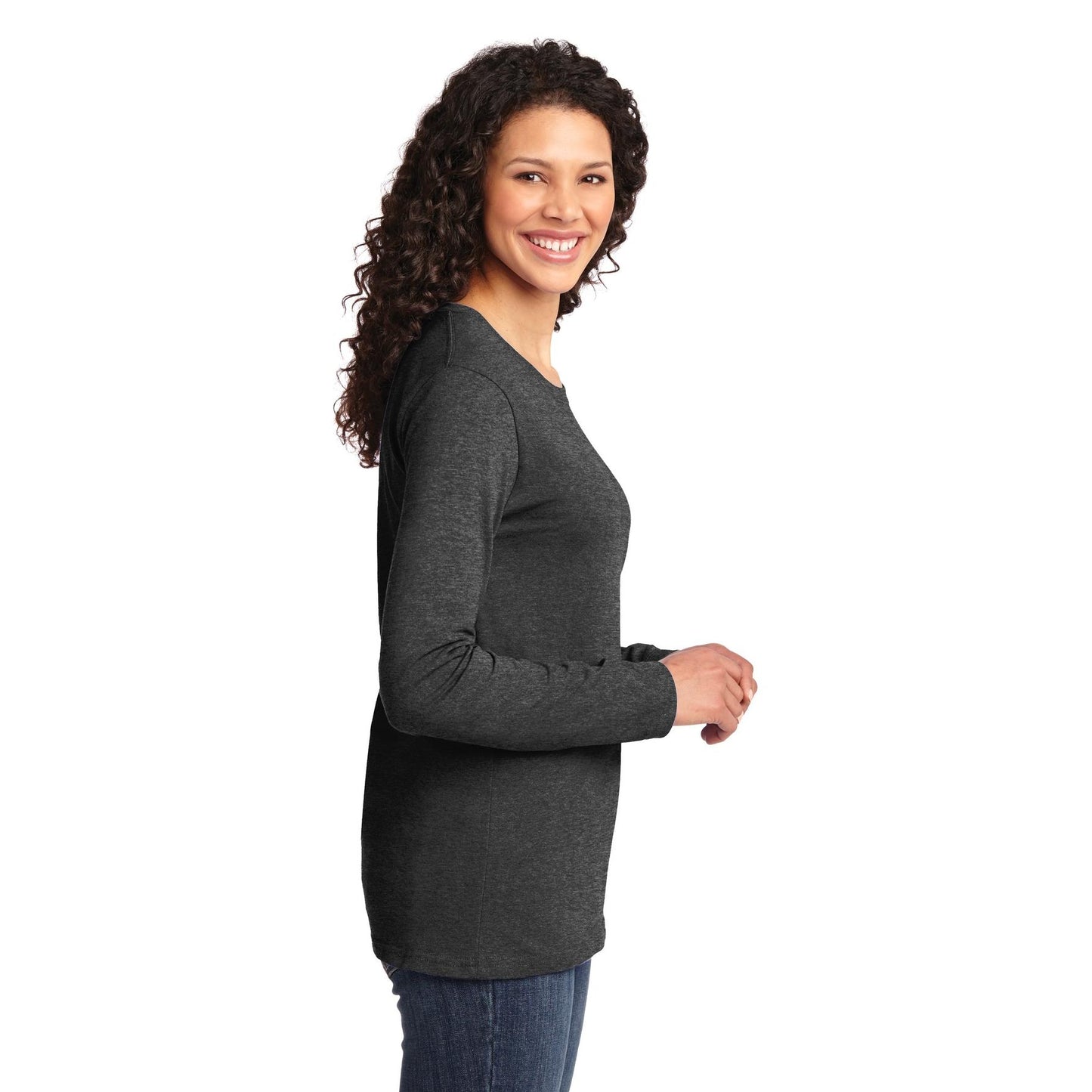 Dark Heather Grey T-Shirts - Port & Company - Comfortable Cotton
