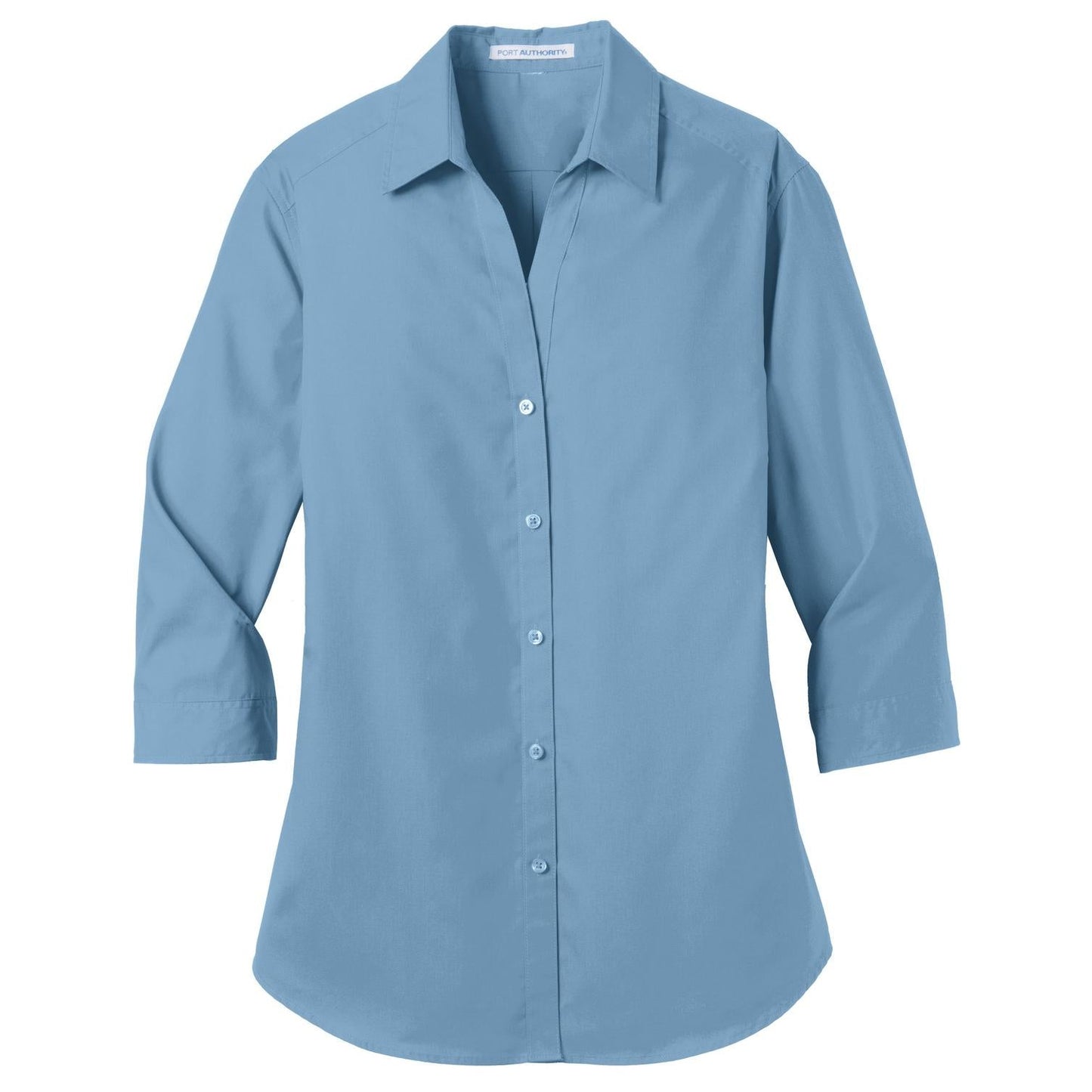 Deep Black Button Up Shirts - Port Authority - Stylish