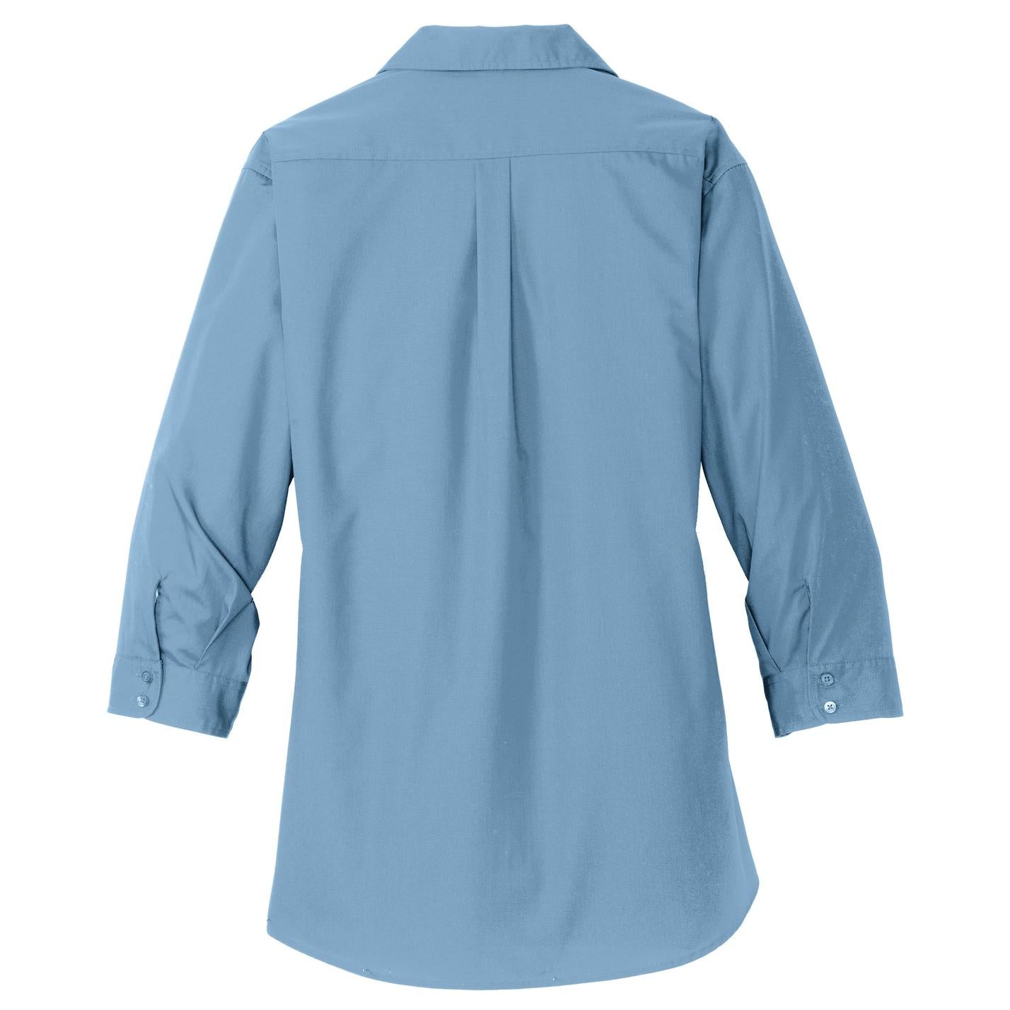 Deep Black Button Up Shirts - Port Authority - Stylish