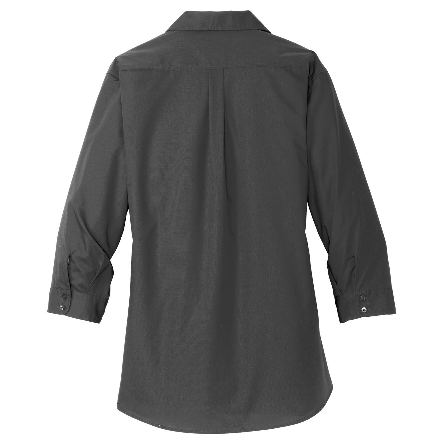 Deep Black Button Up Shirts - Port Authority - Stylish
