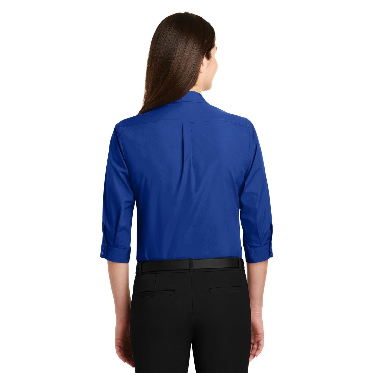 Deep Black Button Up Shirts - Port Authority - Stylish