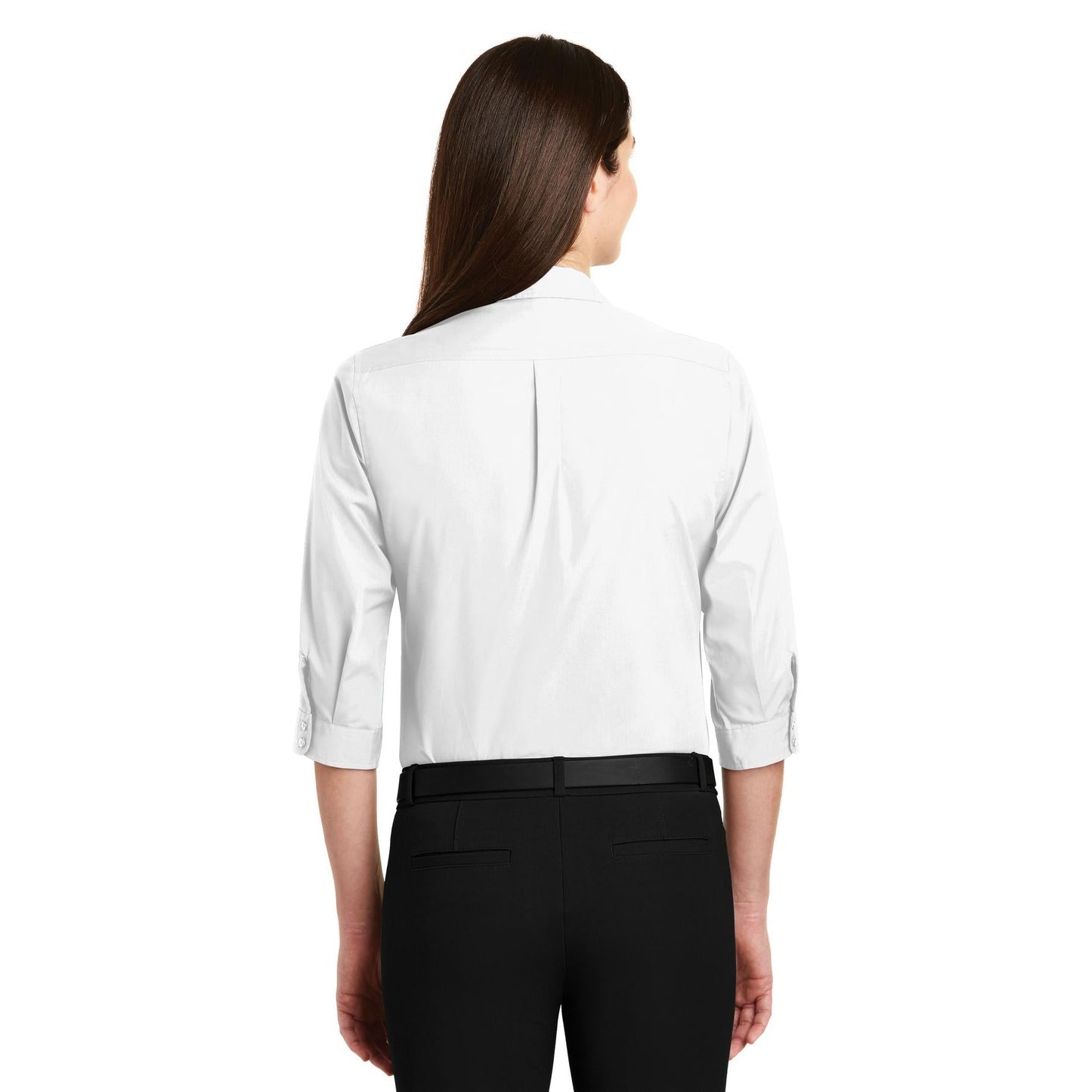 Deep Black Button Up Shirts - Port Authority - Stylish