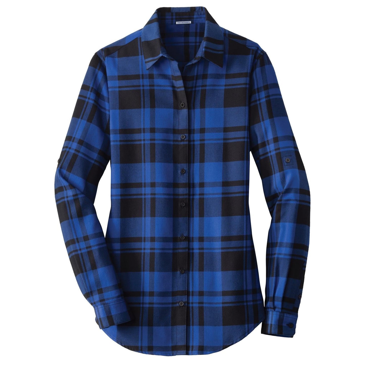 Grey/Black Flannel Shirt - Port Authority - Soft Fabric