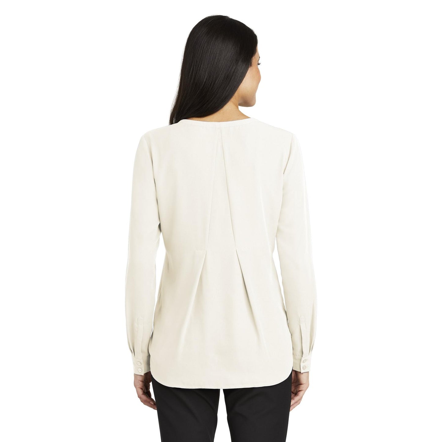 Black Blouses - Elegant Blouse - Port Authority - Polyester